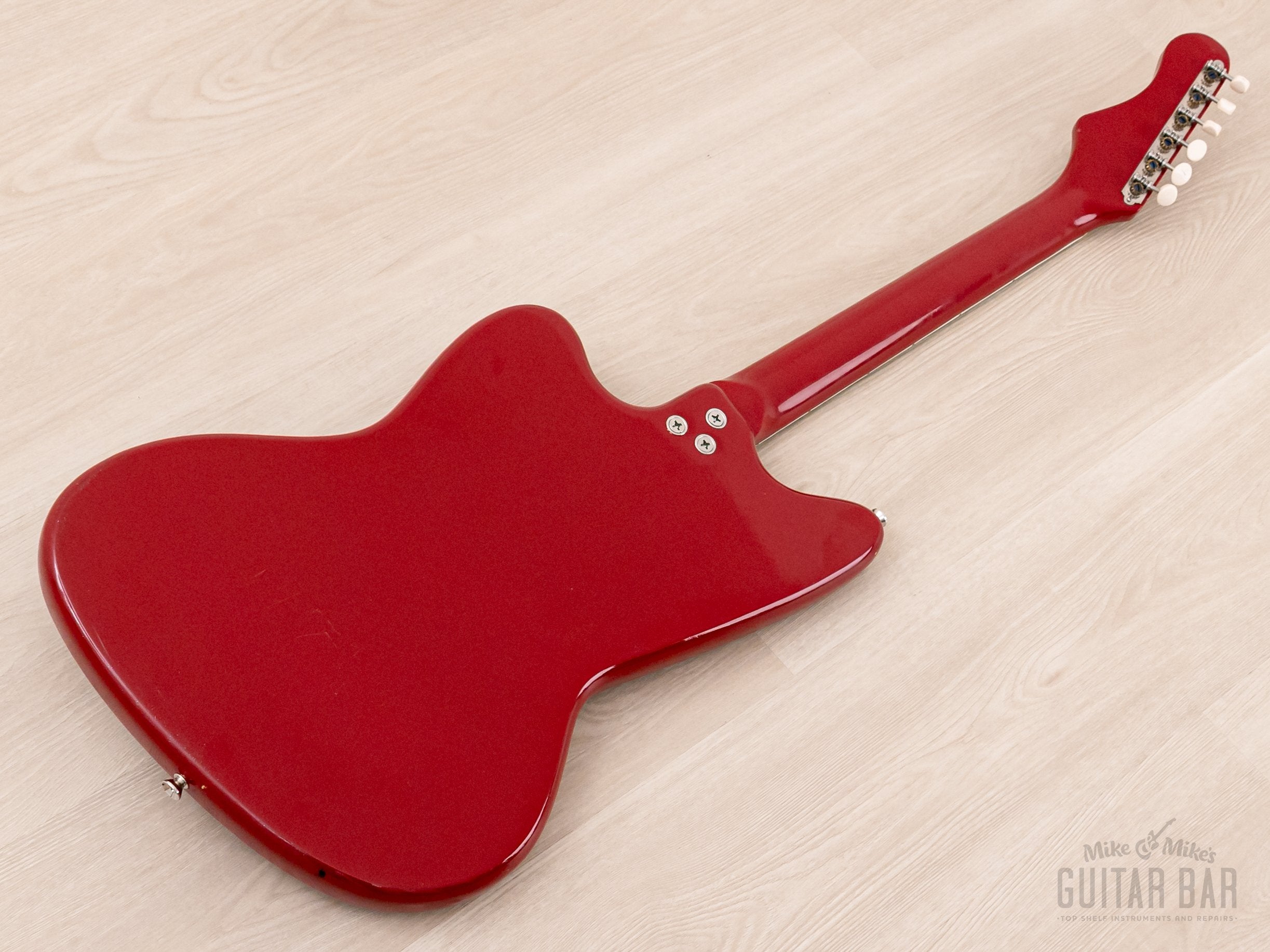 1967 Silvertone 1488 Silhouette Vintage Guitar DeArmond Red Foils, Harmony USA