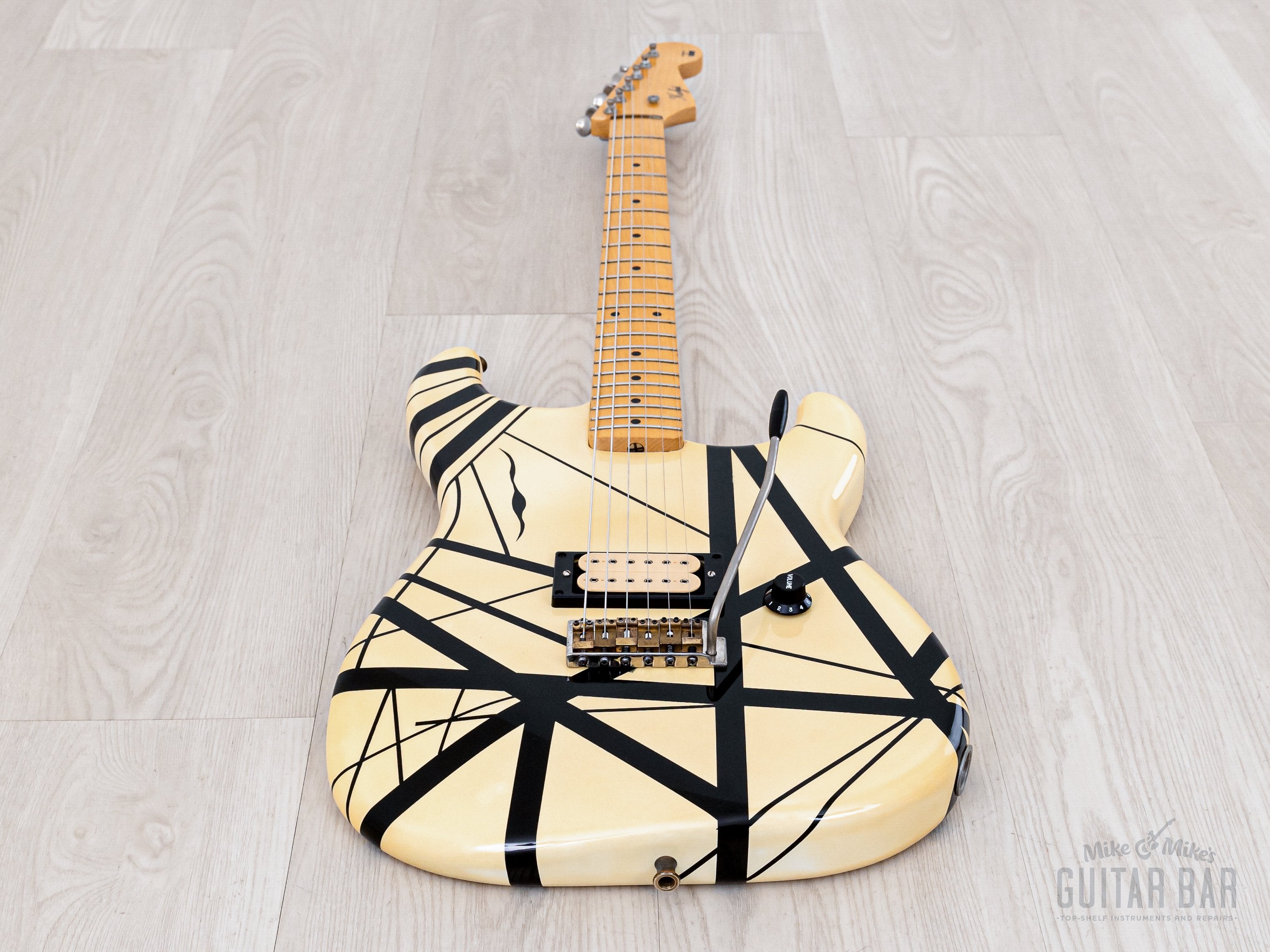 ESP Custom Shop “Kohji” Superstrat Striped EVH-Style Eruption w/ DiMar