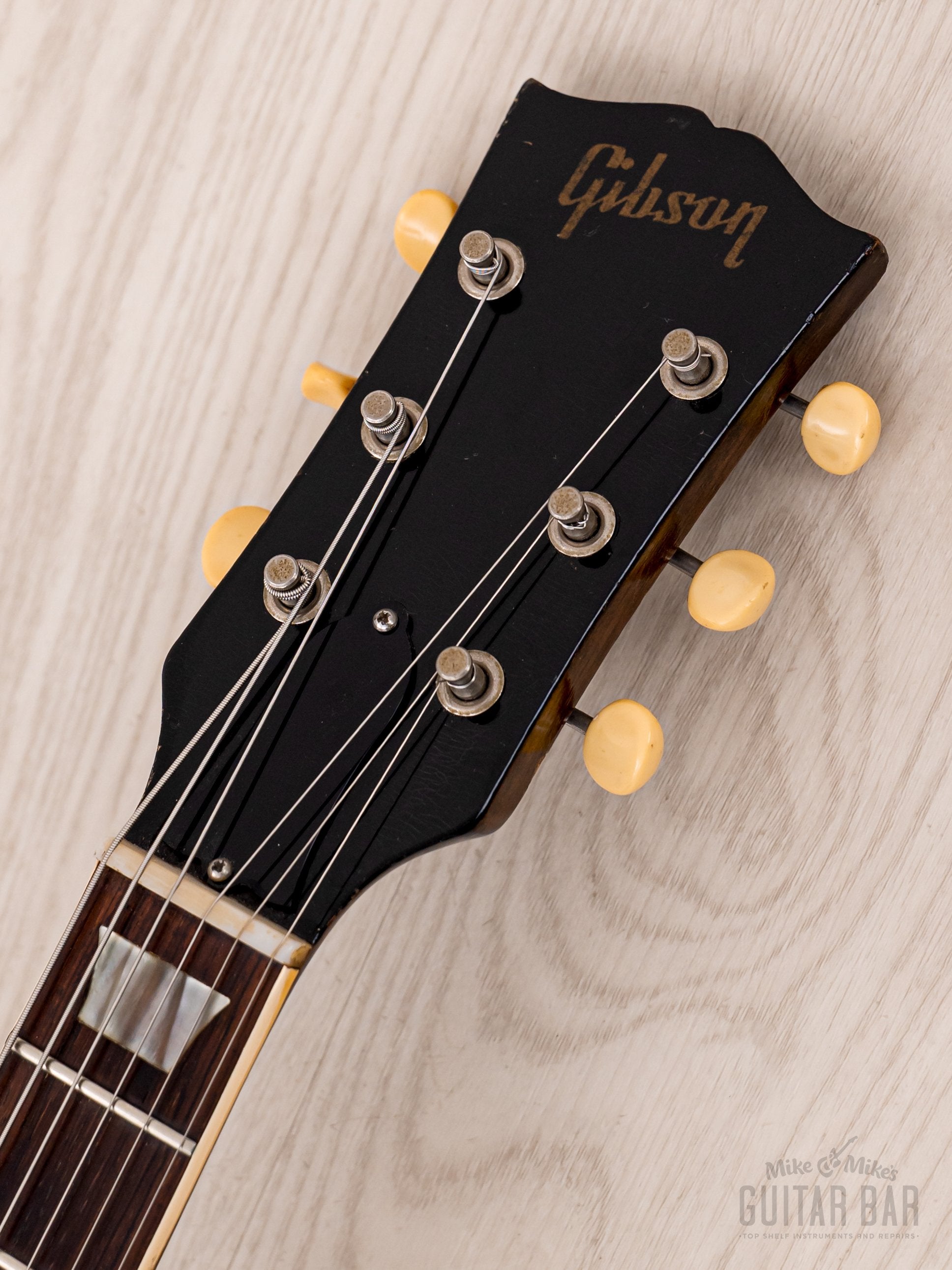 1963 Gibson L-50 Vintage Archtop Acoustic Guitar w/ DeArmond Guitar Mike FHC-C, Lifton Case