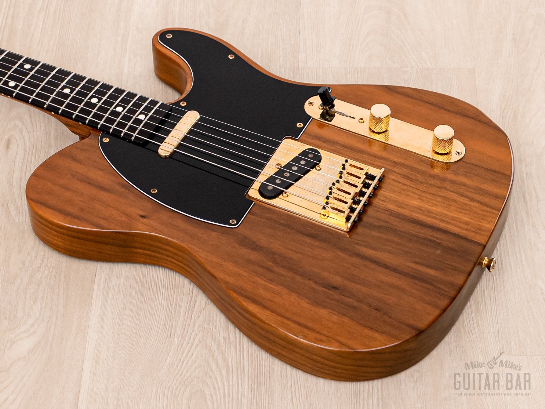 1990 Fender Telecaster TL62-115WAL Walnut, Lacquer Finish, USA Pickups & Gold Hardware w/ Tweed Case, Japan MIJ Fujigen