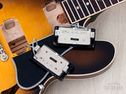 2001 Gibson ES-335 Dot Vintage Sunburst - humbuckers lifted from body
