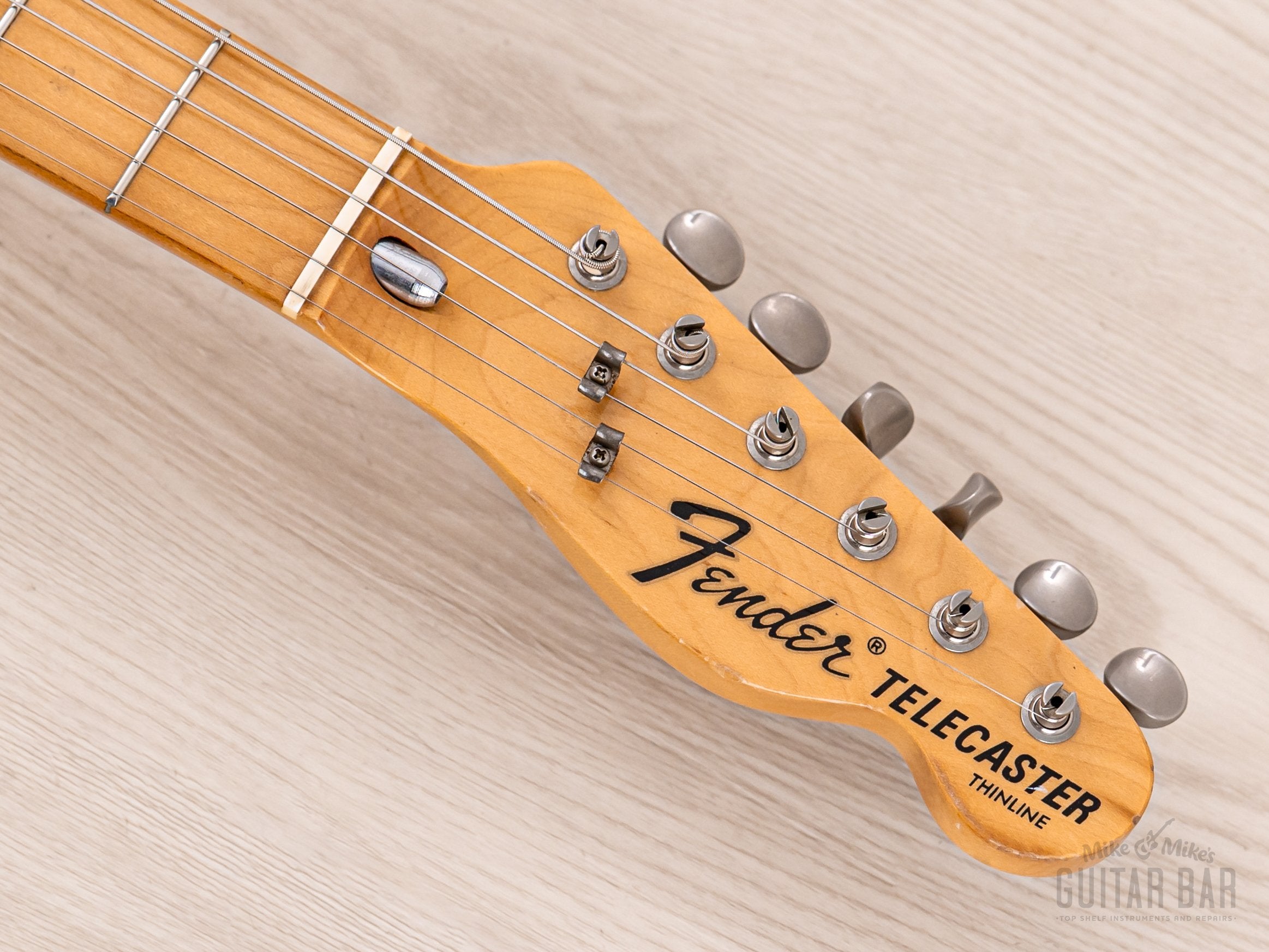 1995 Fender Telecaster Thinline ‘72 Vintage Reissue TN72-85 Natural Ash w/ Wide Range, Japan MIJ