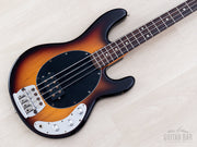1982 Music Man StingRay 4H bass in Sunburst, angled body view