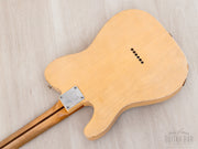 2016 Danocaster Single Cut Blackguard Butterscotch, back of body