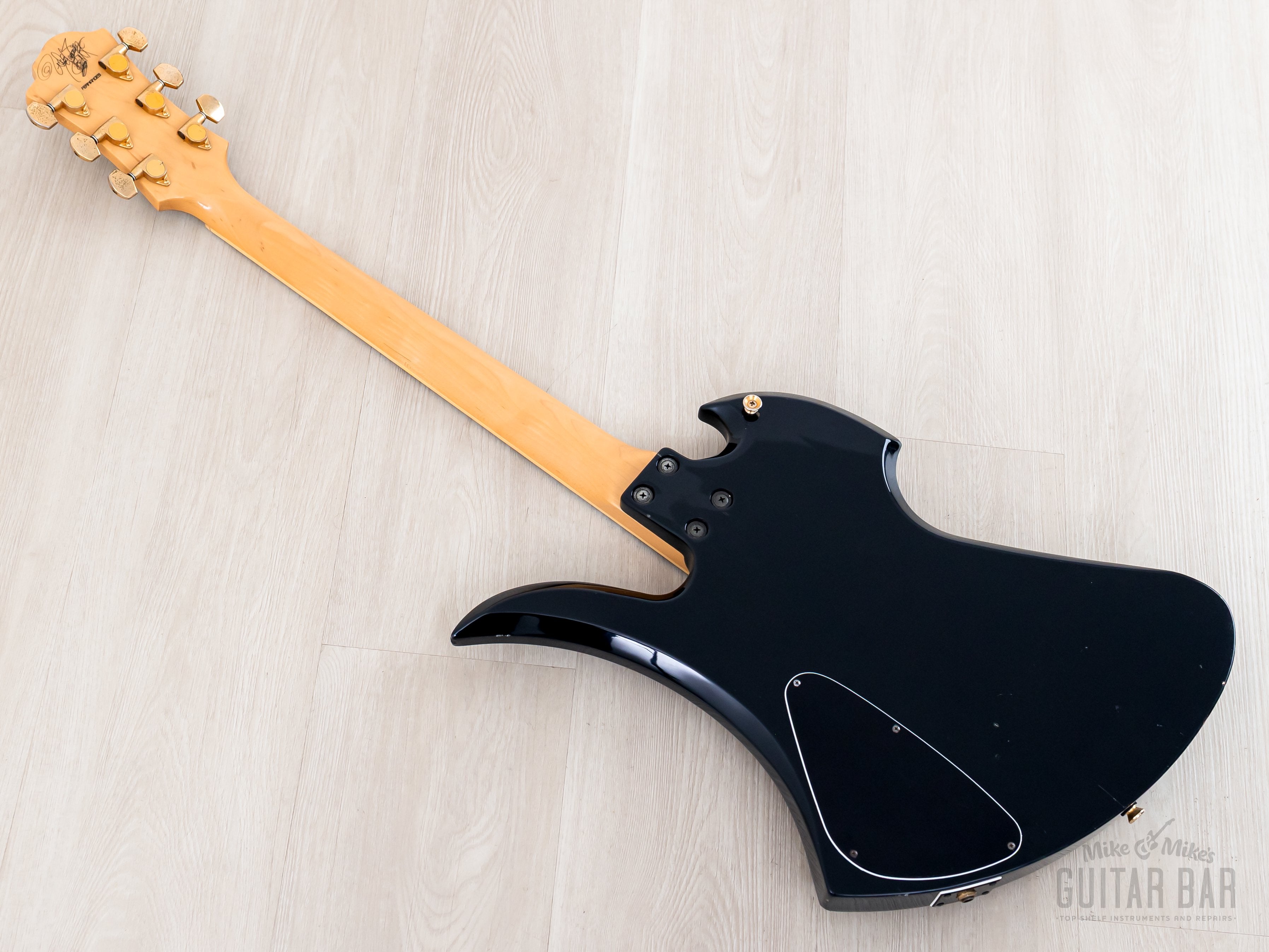 2000s Fernandes Mockingbird Hide Signature MG-120X, Graphic on Black,