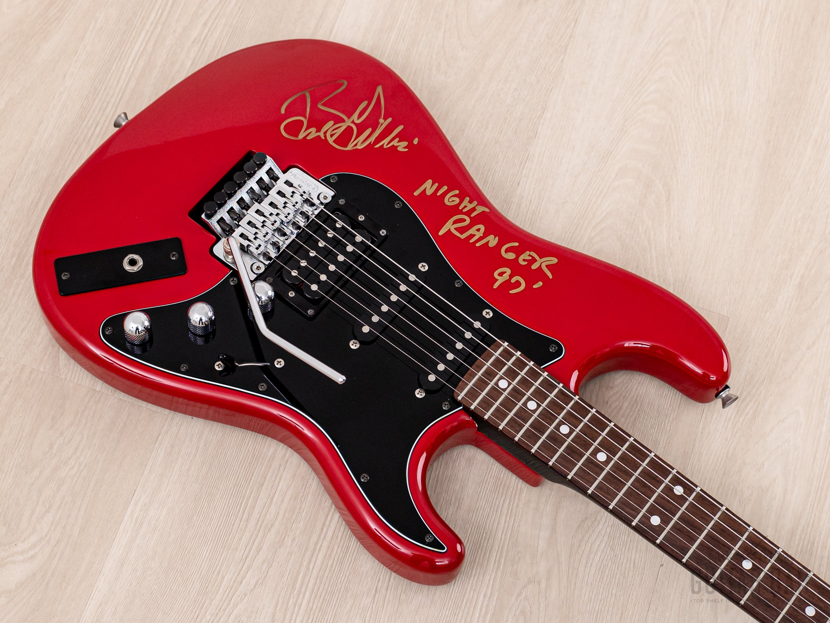 1996 Fender Japan Brad Gillis Night Ranger Signature Stratocaster ST-BG, Signed w/ Floyd Rose, Hangtags & Case