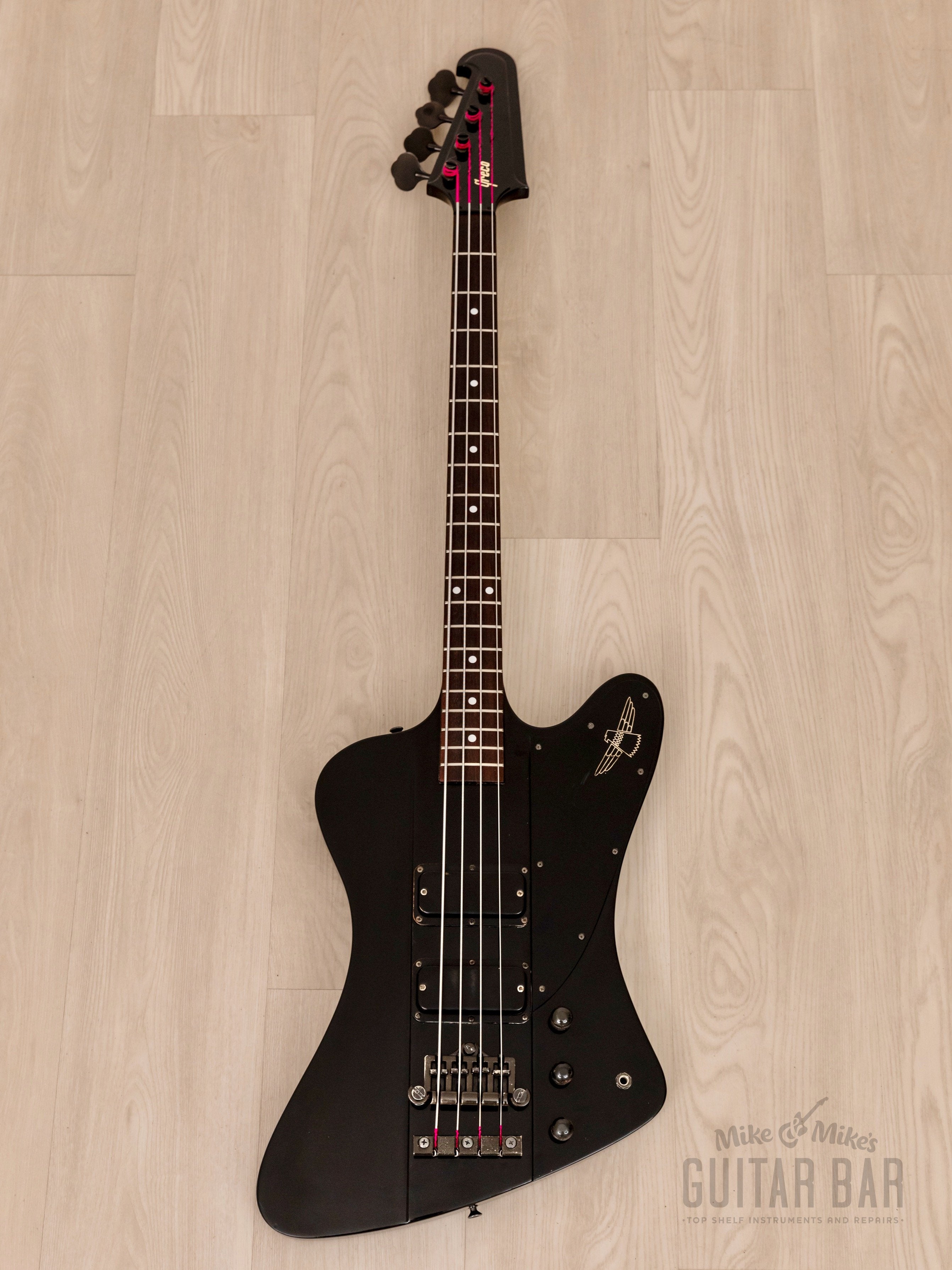 1989 Greco TB-70 Thunderbird IV Mint Collection Vintage Bass Ebony TB1100,  Japan Fujigen