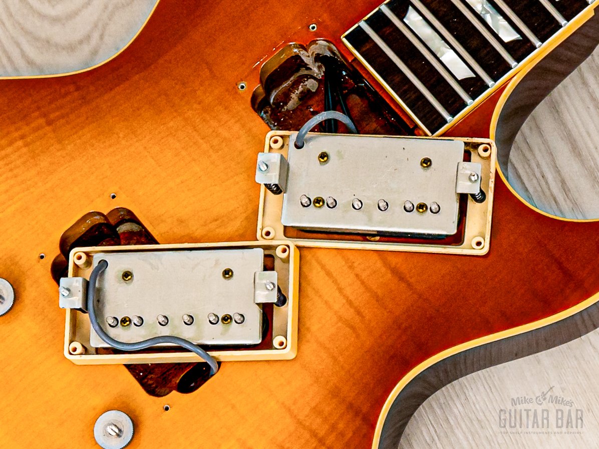 1991 Burny RLG '59 Model Standard Flame Top w/ 50s-Style Neck & VH-1 PAFS, Japan Fernandes