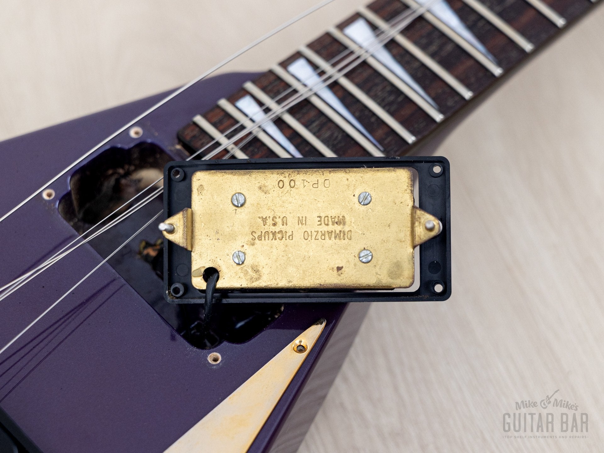 1993 Grover Jackson Randy Rhoads Standard V Blue Purple w/ DiMarzio DP