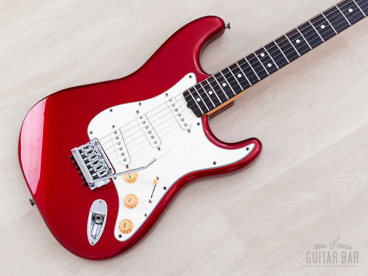 1984 Tokai Goldstar Sound TST-70 Metallic Red, front angled view