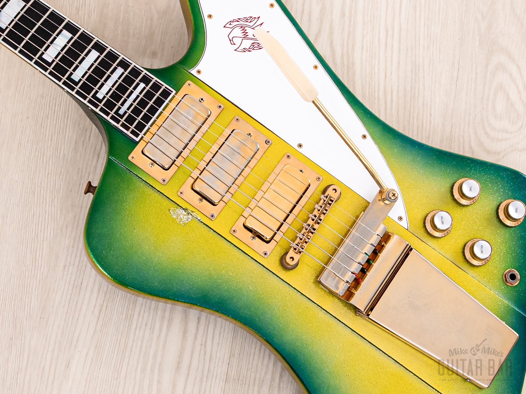 2000 Gibson Custom Shop Firebird VII Iguana Burst Metalflake One-Off w/ Case