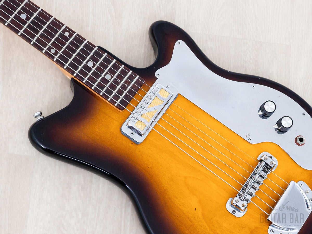 Grossman Teisco-style body and pickguard, angled