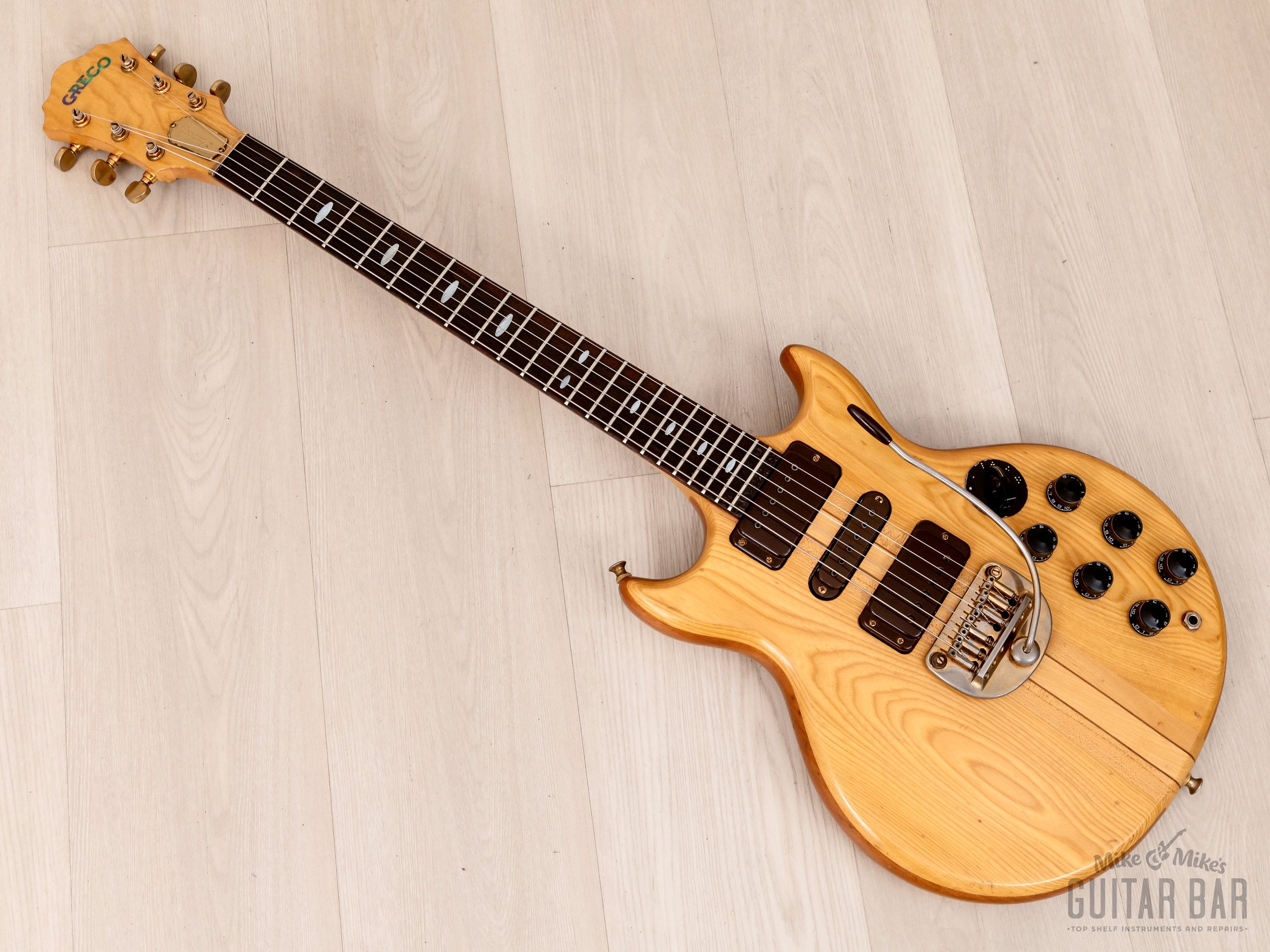 1979 Greco GO-III 1300 Speed Way Neck Through Vintage Guitar w/ Case, Japan Fujigen