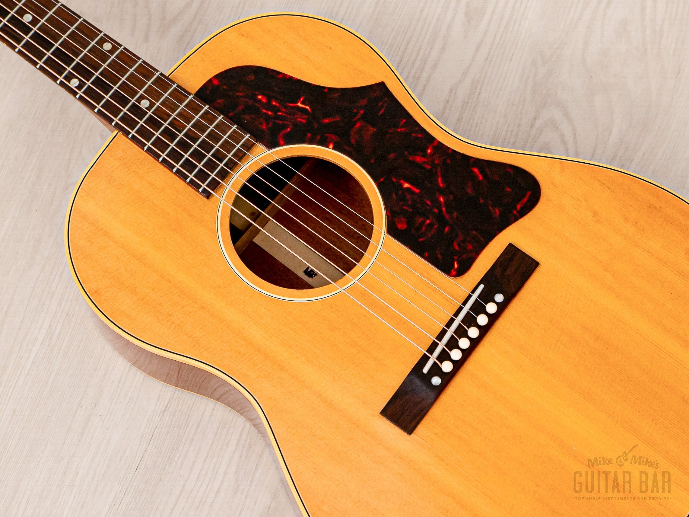 1957 Gibson LG-3 Vintage Acoustic Guitar X-Braced Natural, Collector-Grade w/ Case, LG-2