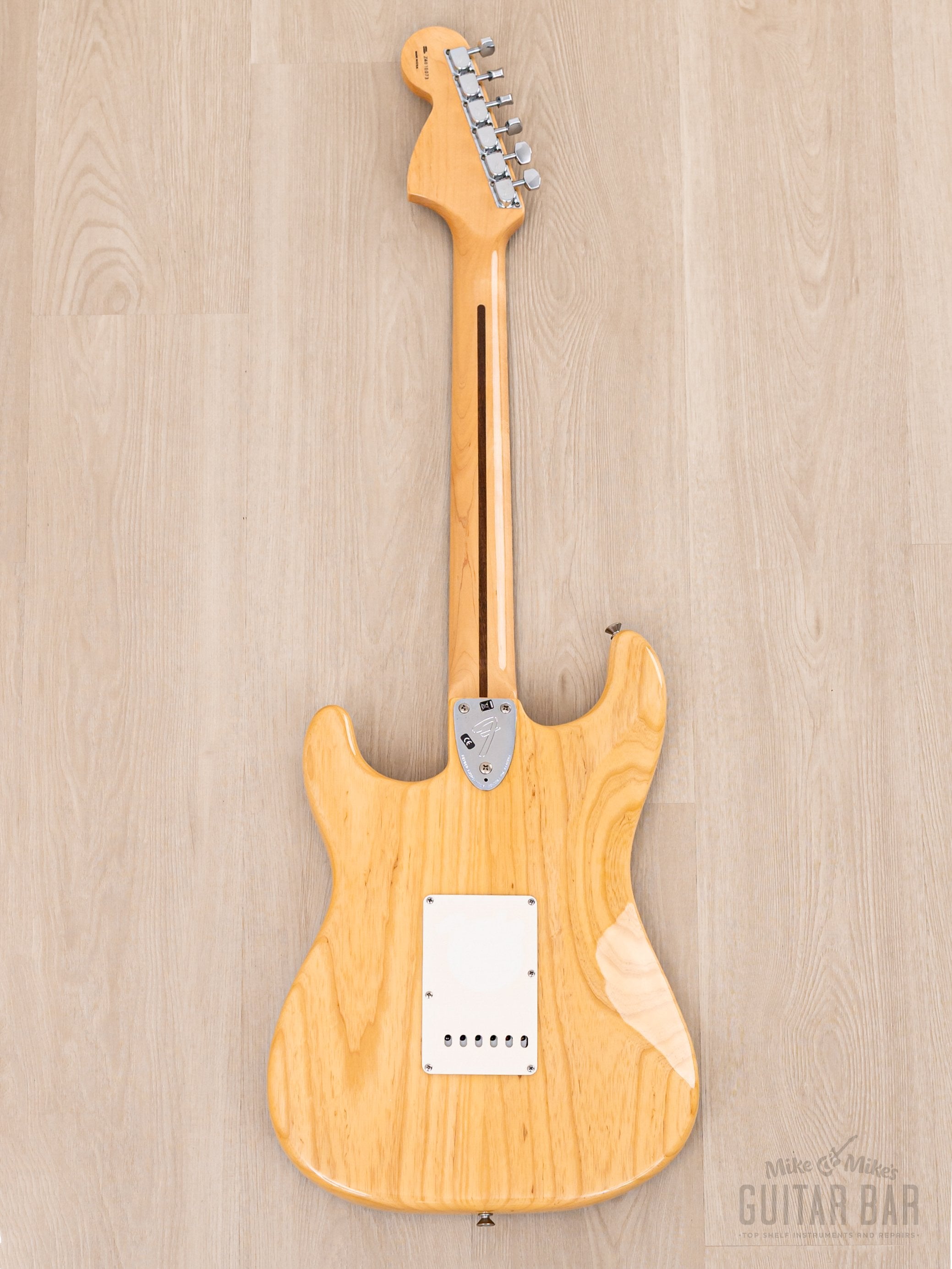 2006 Fender American Vintage ‘70s Stratocaster Natural Ash w/ Case, Tags & Abby Ybarra Pickups, Yamano