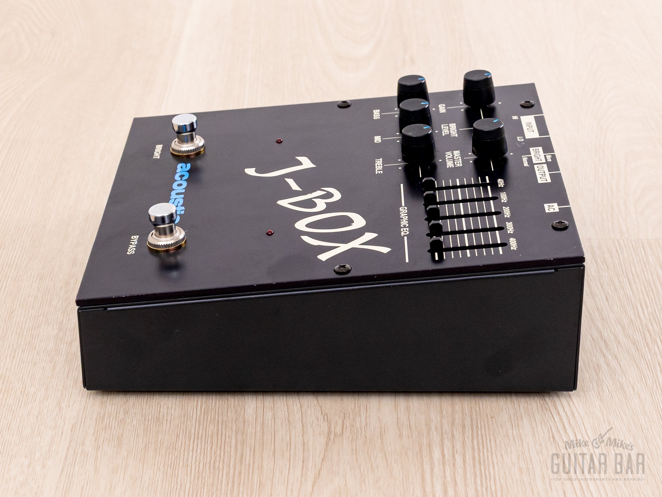 Fernandes Acoustic J-Box Bass Preamp Effects Pedal w/ Box