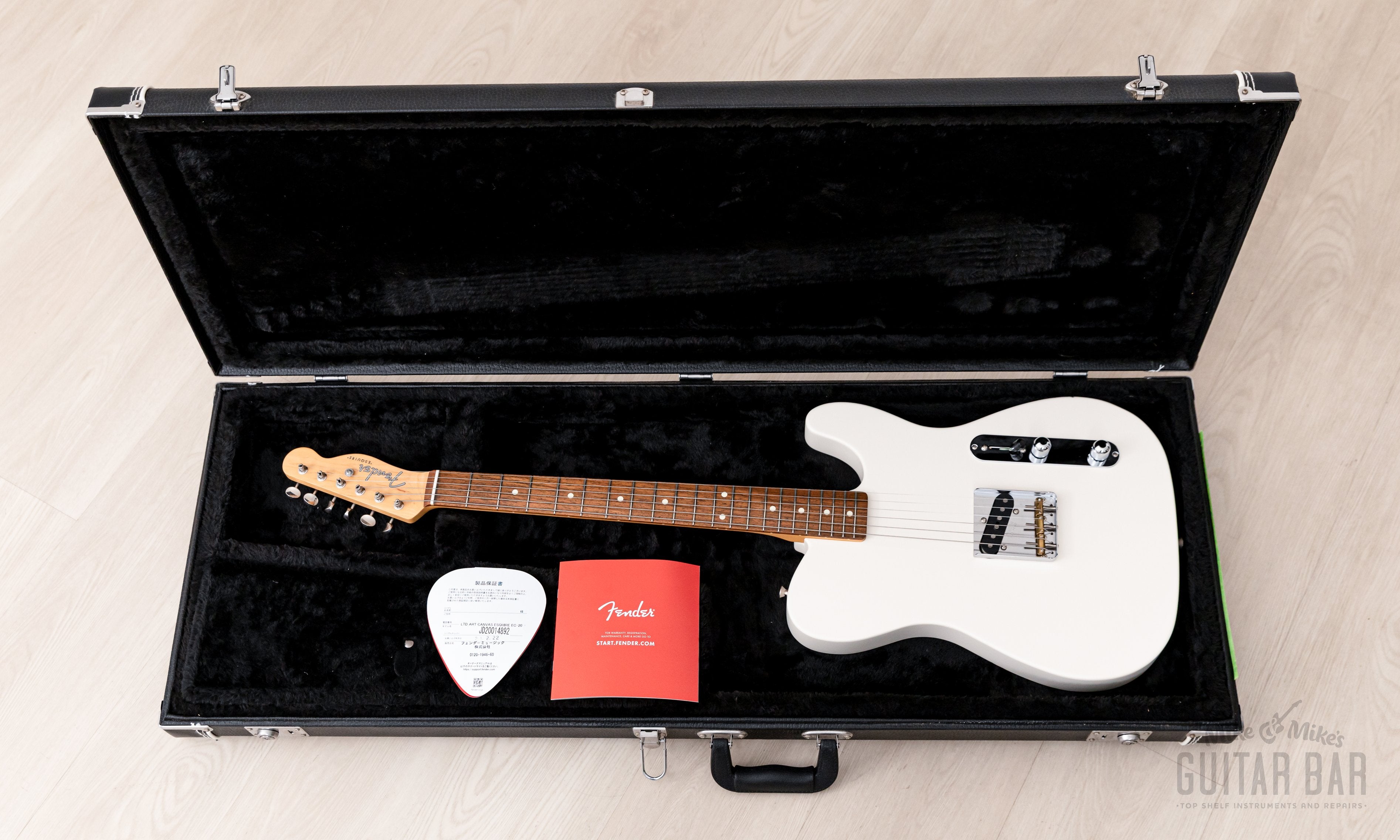 2021 Fender Original Canvas Esquire w/ American Vintage '58 Pickup, Case & Tags, Japan MIJ