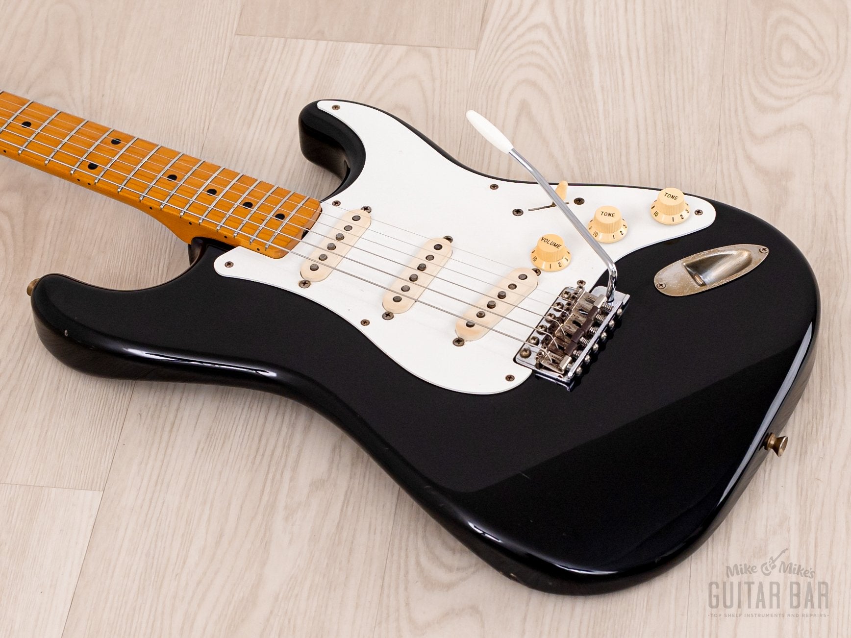 1999 Fender Stratocaster '57 Vintage Reissue ST57-70TX Black w/ USA Pickups, Japan CIJ