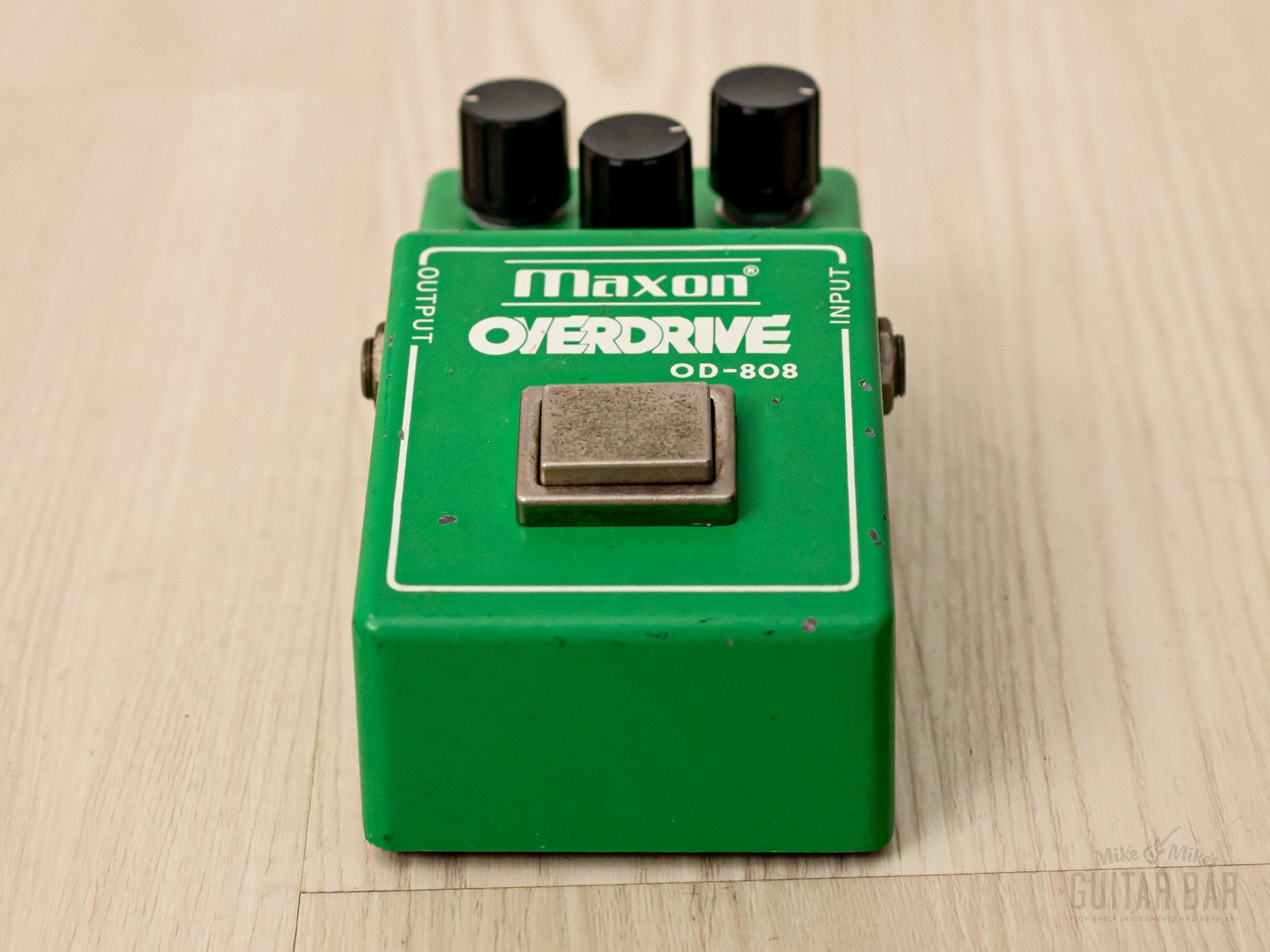 1979 Maxon OD-808 Overdrive Vintage Guitar Effects Pedal w/ JRC4558D, Ibanez TS-808 Tube Screamer