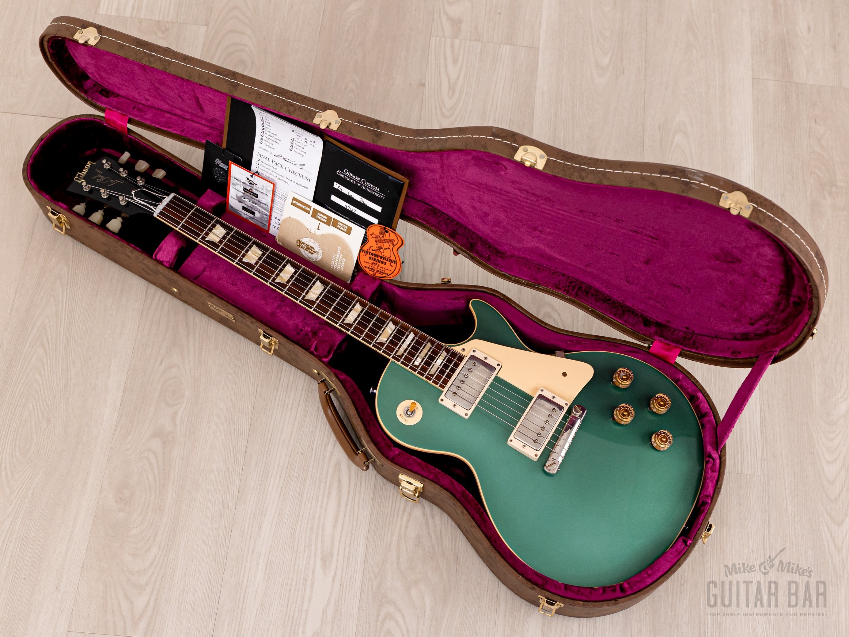 2020 Gibson Custom Shop Historic 1954 Les Paul R4 Inverness Green Dark