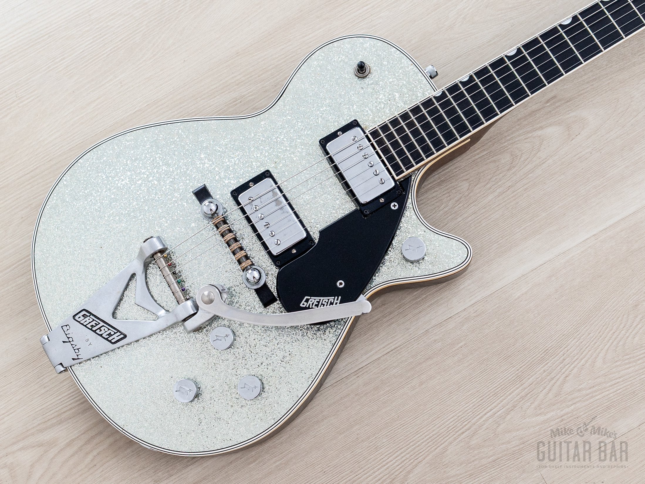 1958 Gretsch 6129 Silver Jet Vintage Electric Guitar w/ Gibson T Tops