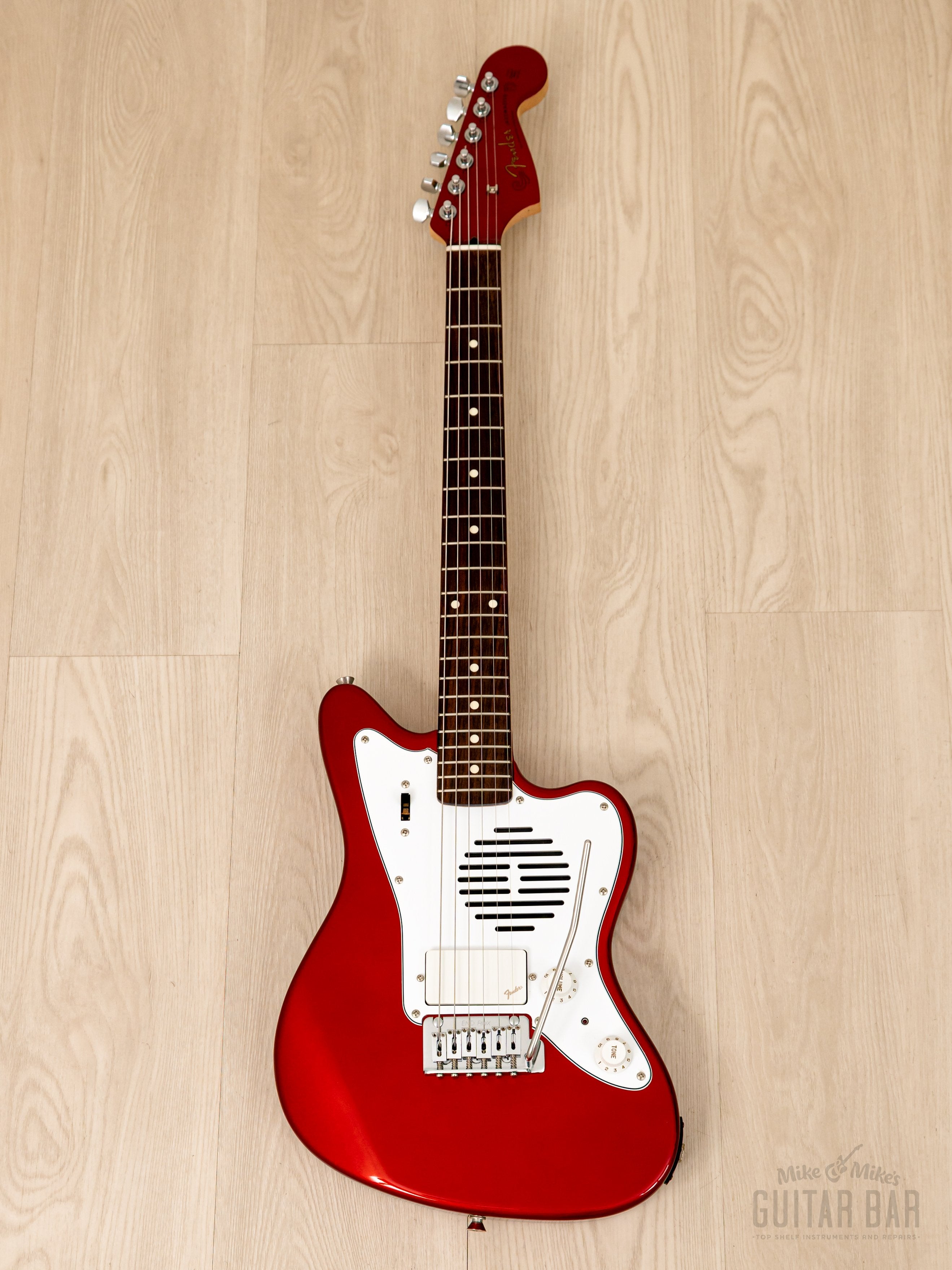 1996 Fender JM-Champ Jazzmaster Mini Guitar Candy Apple Red w/ Built-In  Speaker & Hangtag, Japan MIJ