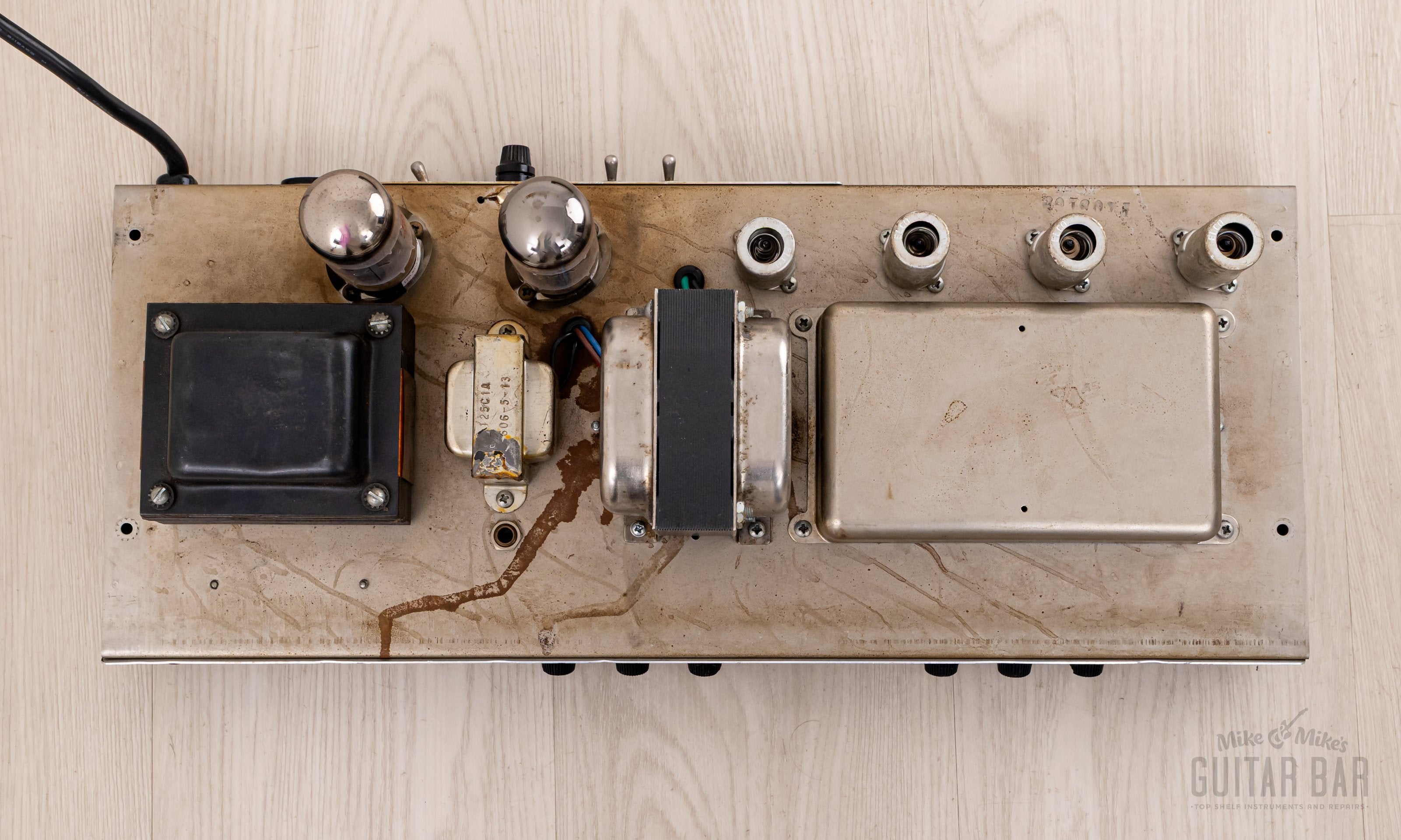 1965 Fender Bassman Black Panel Piggyback Vintage Tube Amp Head + 2x12 Cab AB165 w/ Jensen C12N