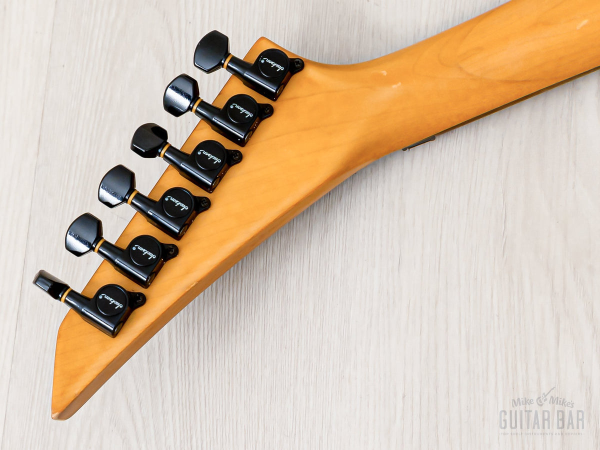 Headstock back with tuners