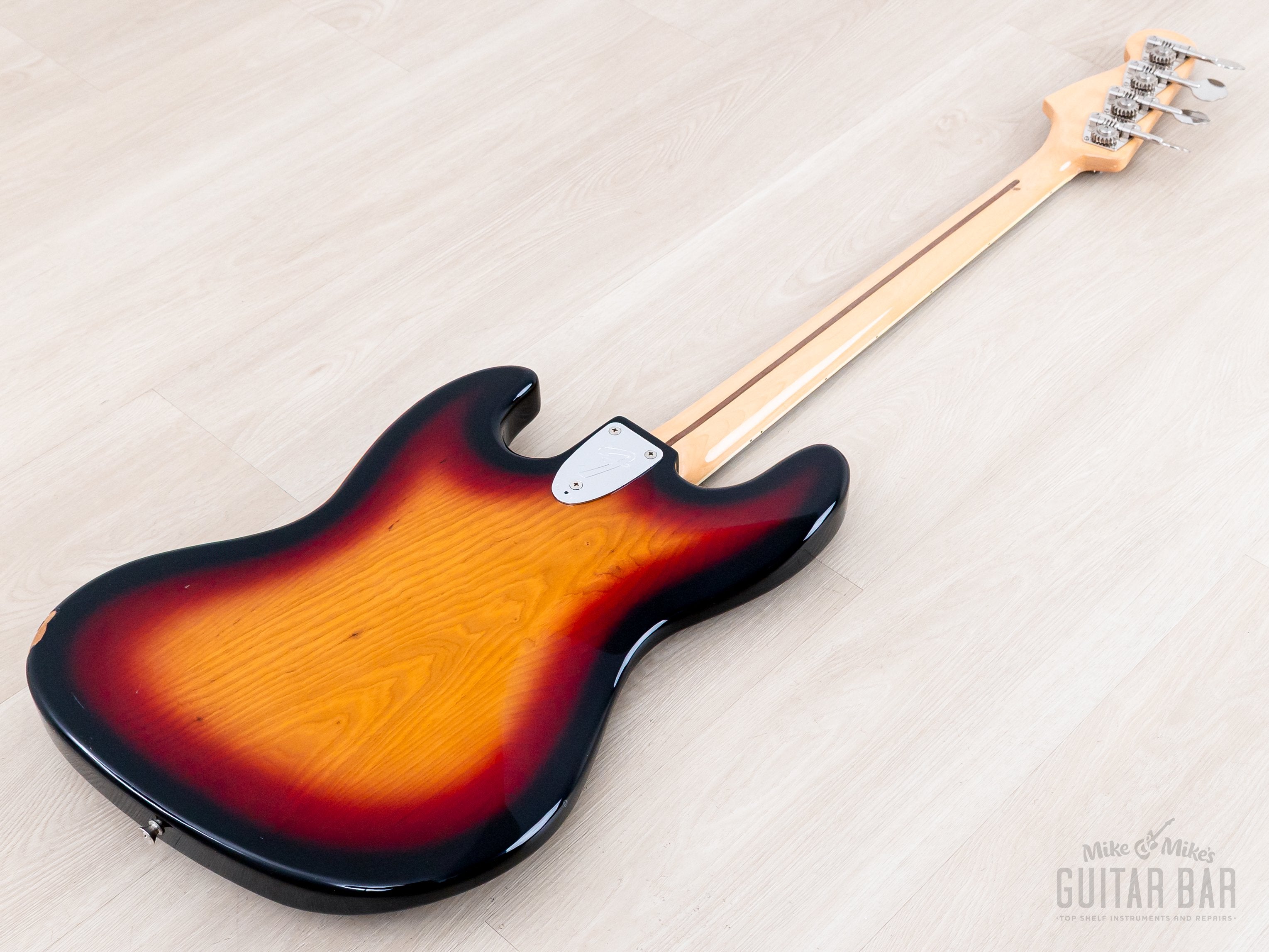 2000 Fender Jazz Bass '75 Vintage Reissue JB75-90US Sunburst Ash, Japa