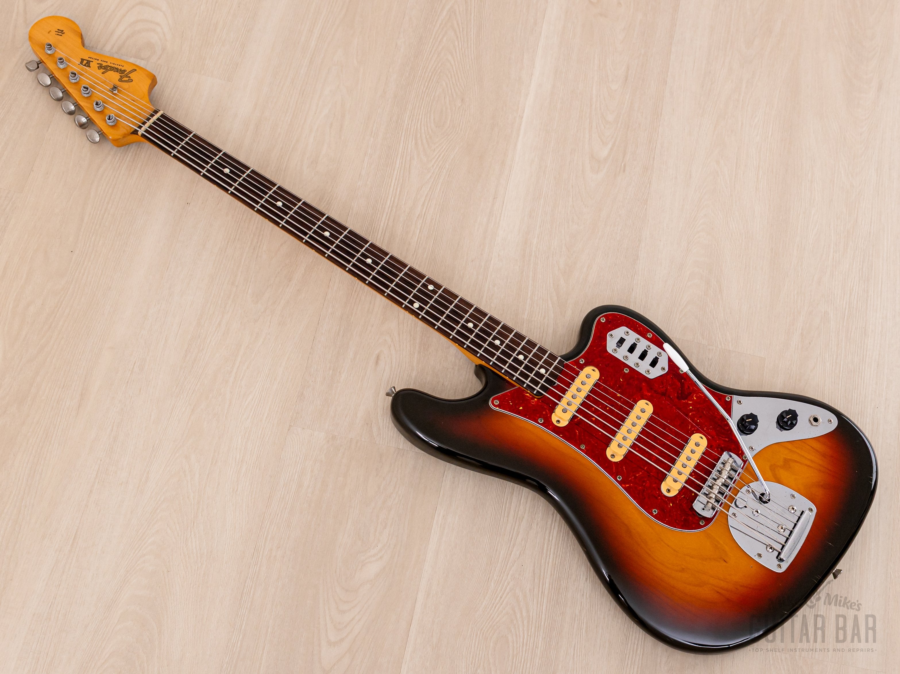1992 Fender Custom Edition Bass VI Sunburst, 100% Original, Japan MIJ Fujigen