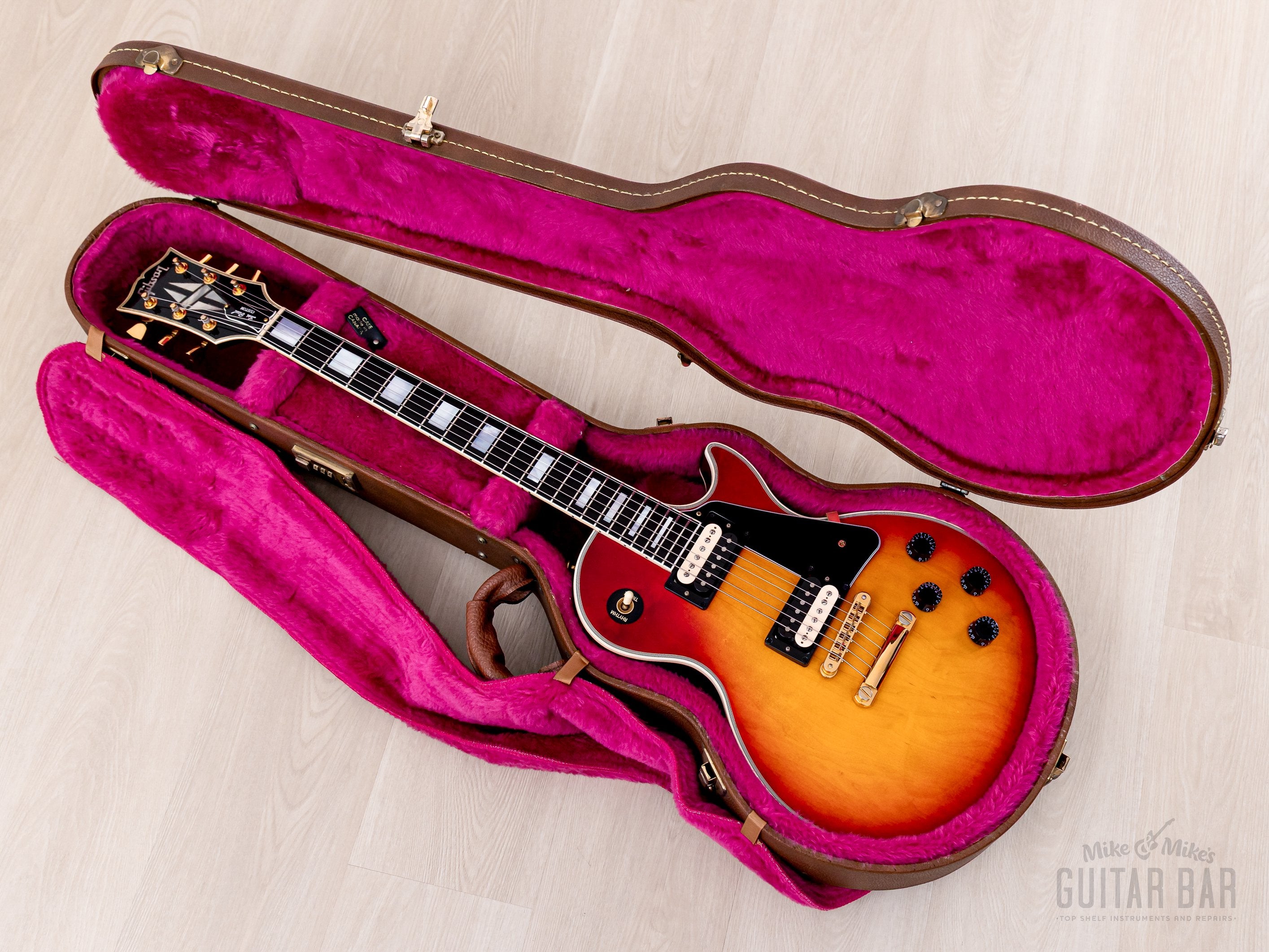 1990 Gibson Les Paul Custom Heritage Cherry Sunburst, Near-Mint w/ Zeb