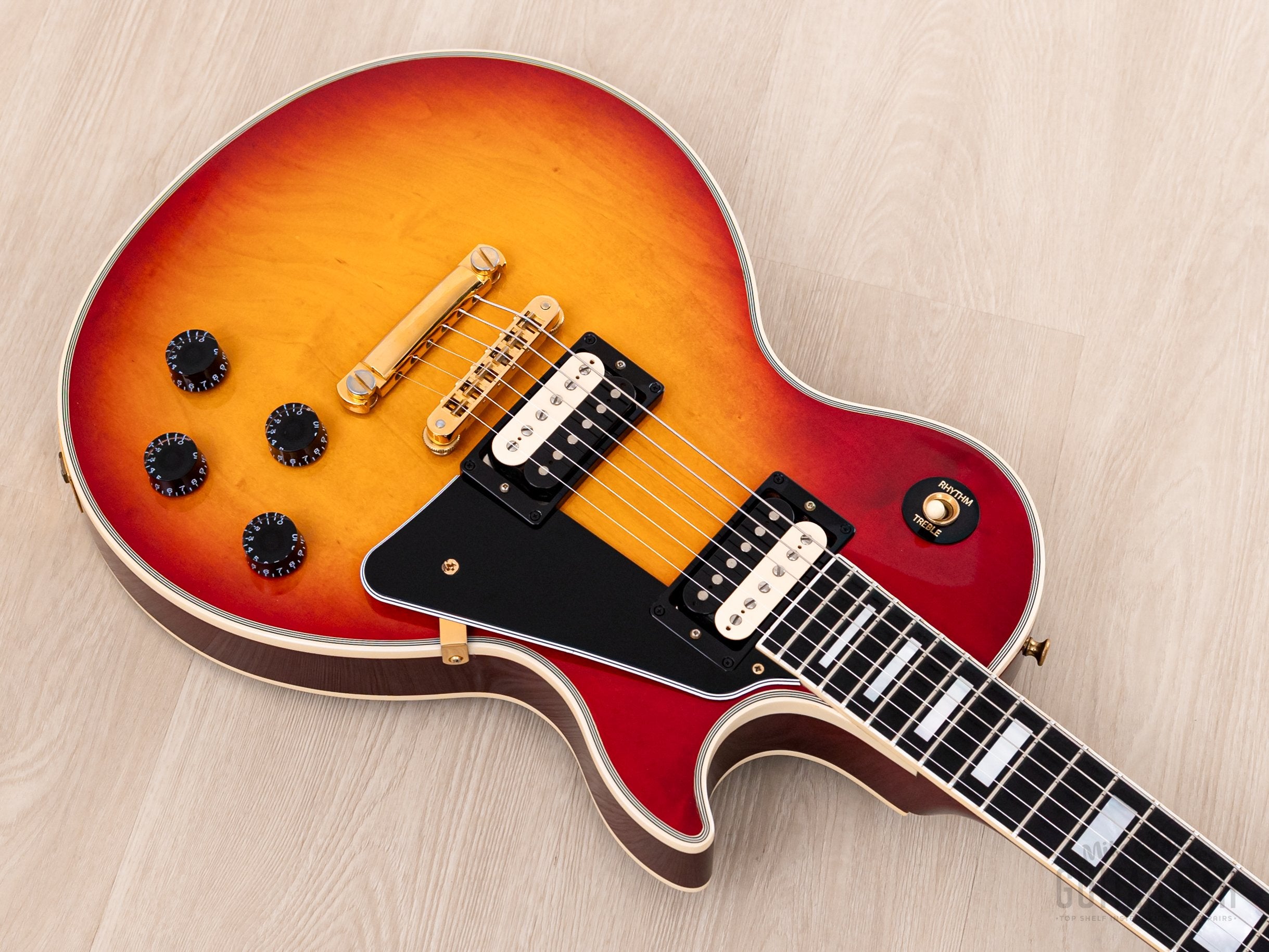1990 Gibson Les Paul Custom Heritage Cherry Sunburst, Near-Mint w/ Zebra '57 Classic PAFs, Case