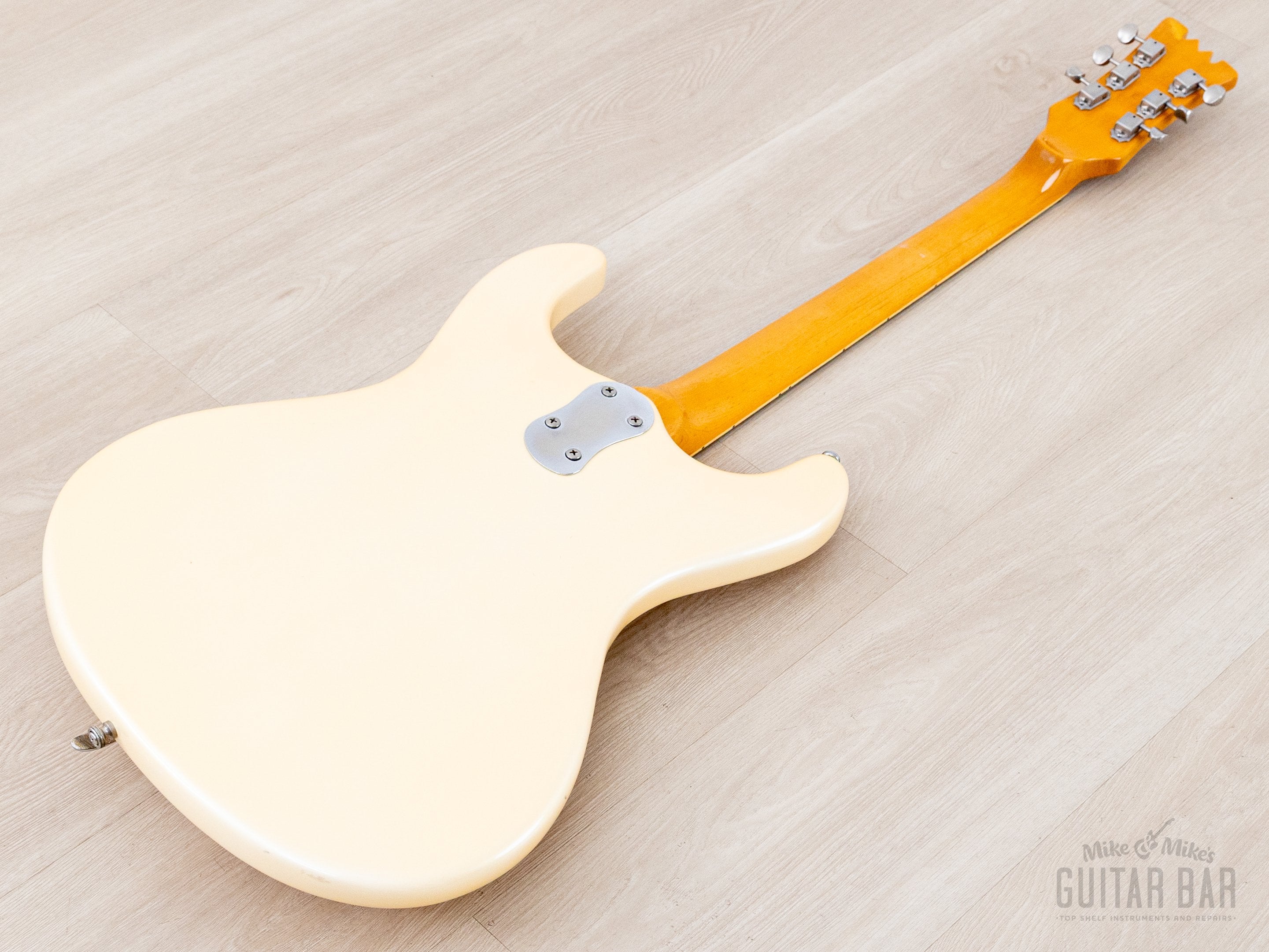 2000s Mosrite Ventures Model 1965 Vintage Reissue V-65 Pearl White w/