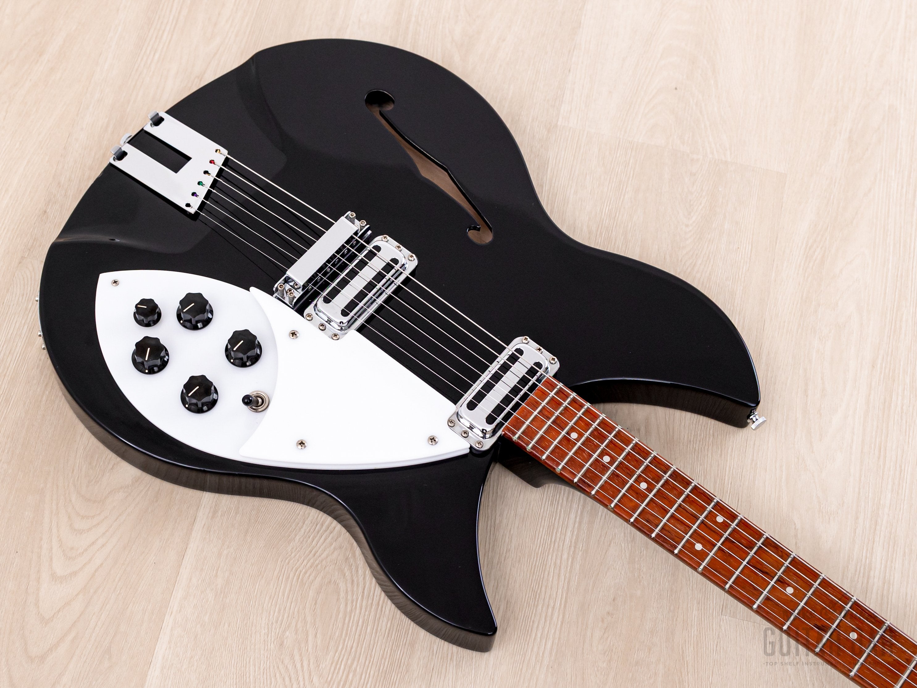 1998 Rickenbacker Rose Morris Model 1997 Jetglo w/ Toaster Tops, Hangtags & Case