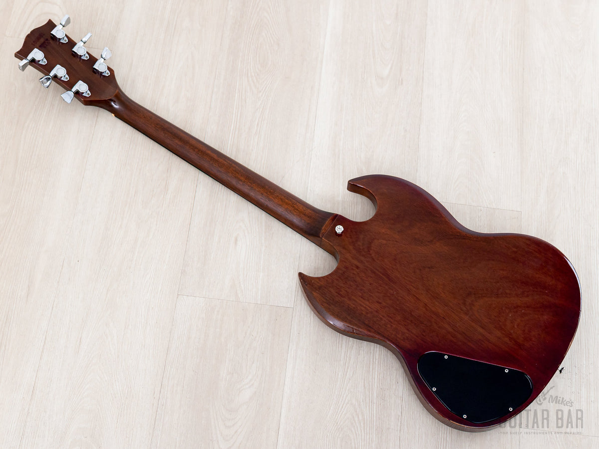 1973 Gibson SG Standard Walnut - back angle