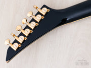 1991 Grover Jackson Dan Spitz Rhoads V headstock back with gold tuners