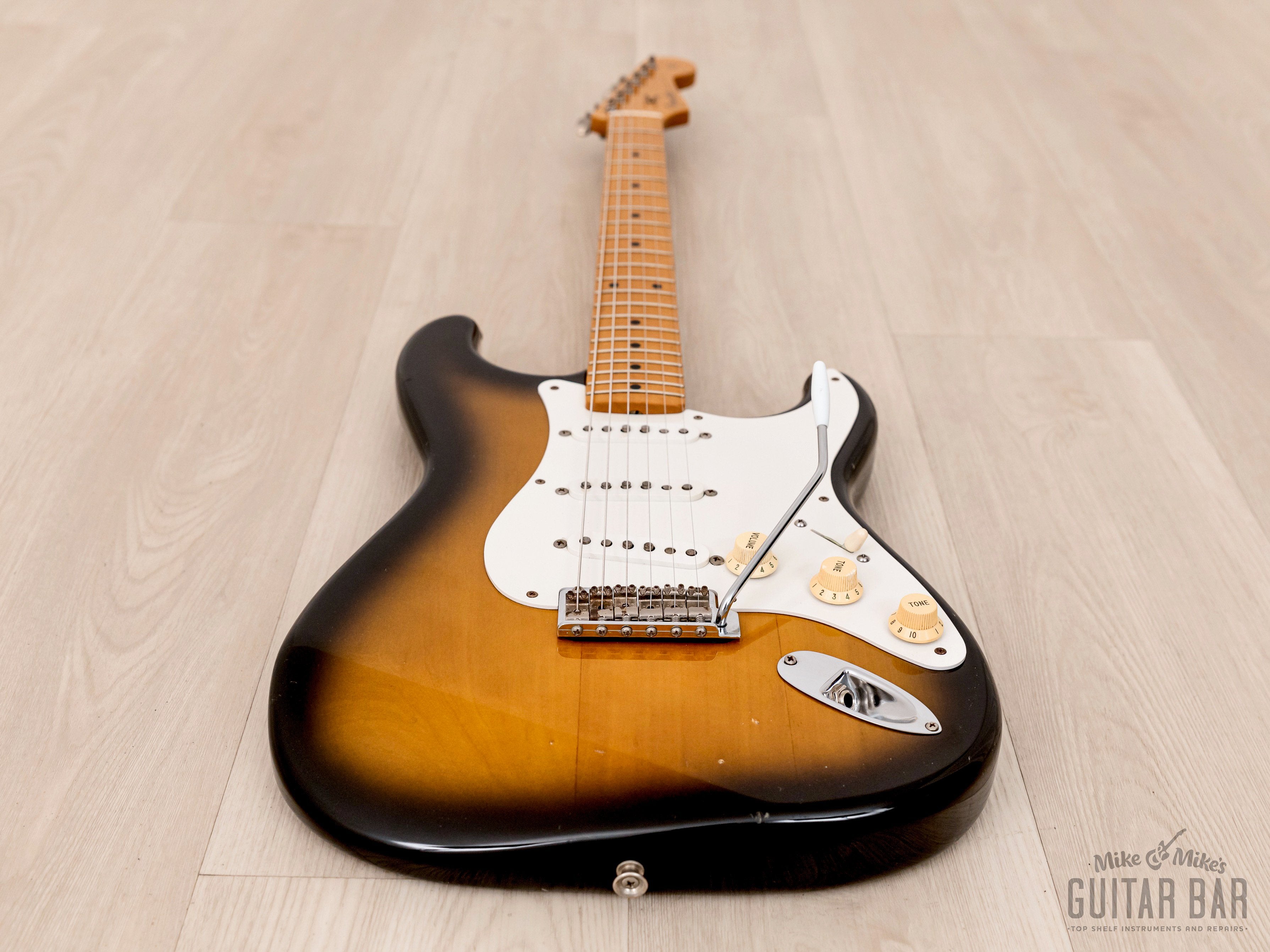 2002 Fender Stratocaster '57 Vintage Reissue ST57-58US Sunburst w/ USA Pickups, Japan CIJ