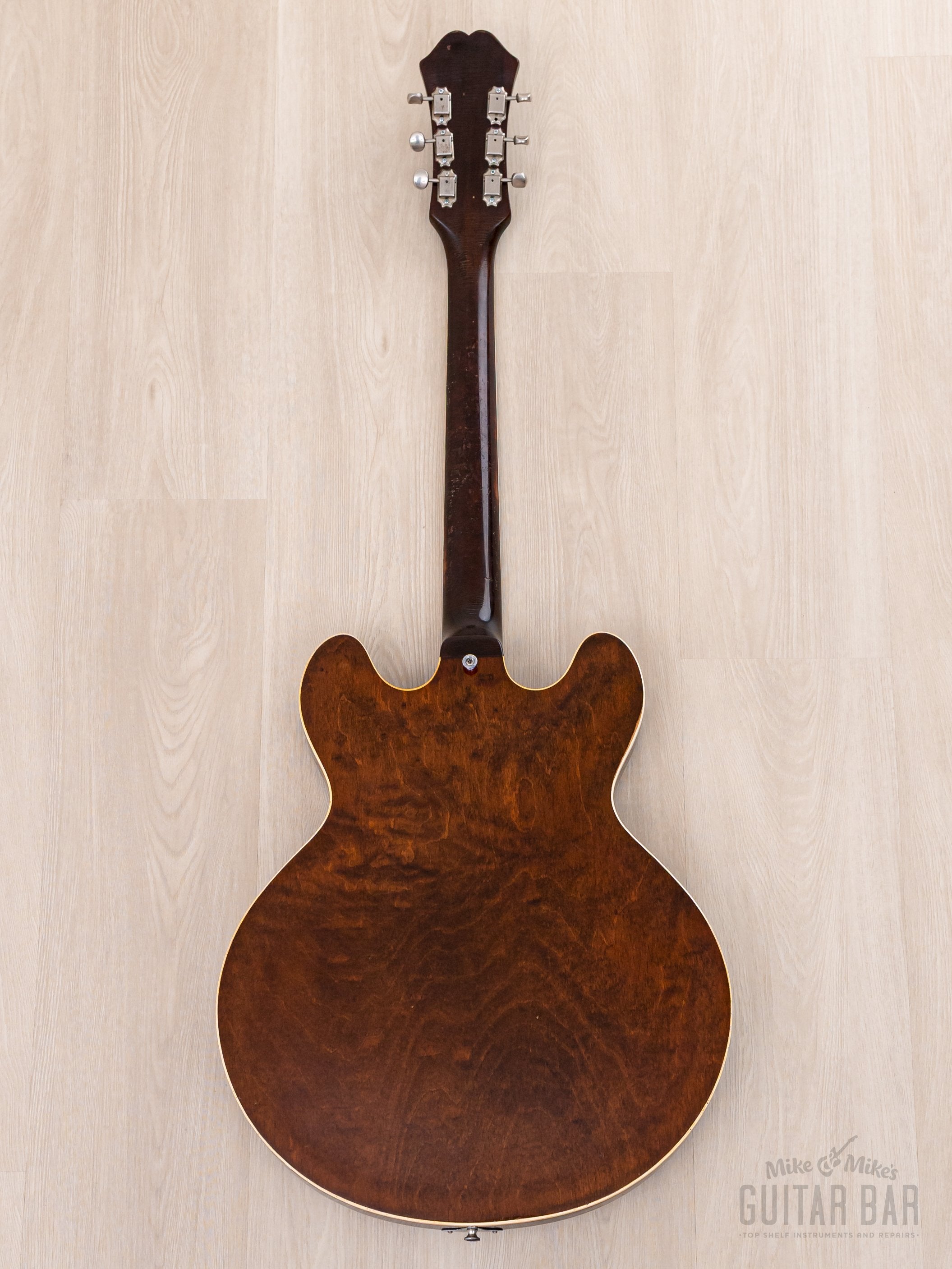 1965 Epiphone Casino E-230T Vintage Thinline Hollowbody Guitar Sunburst w/ P-90, Case