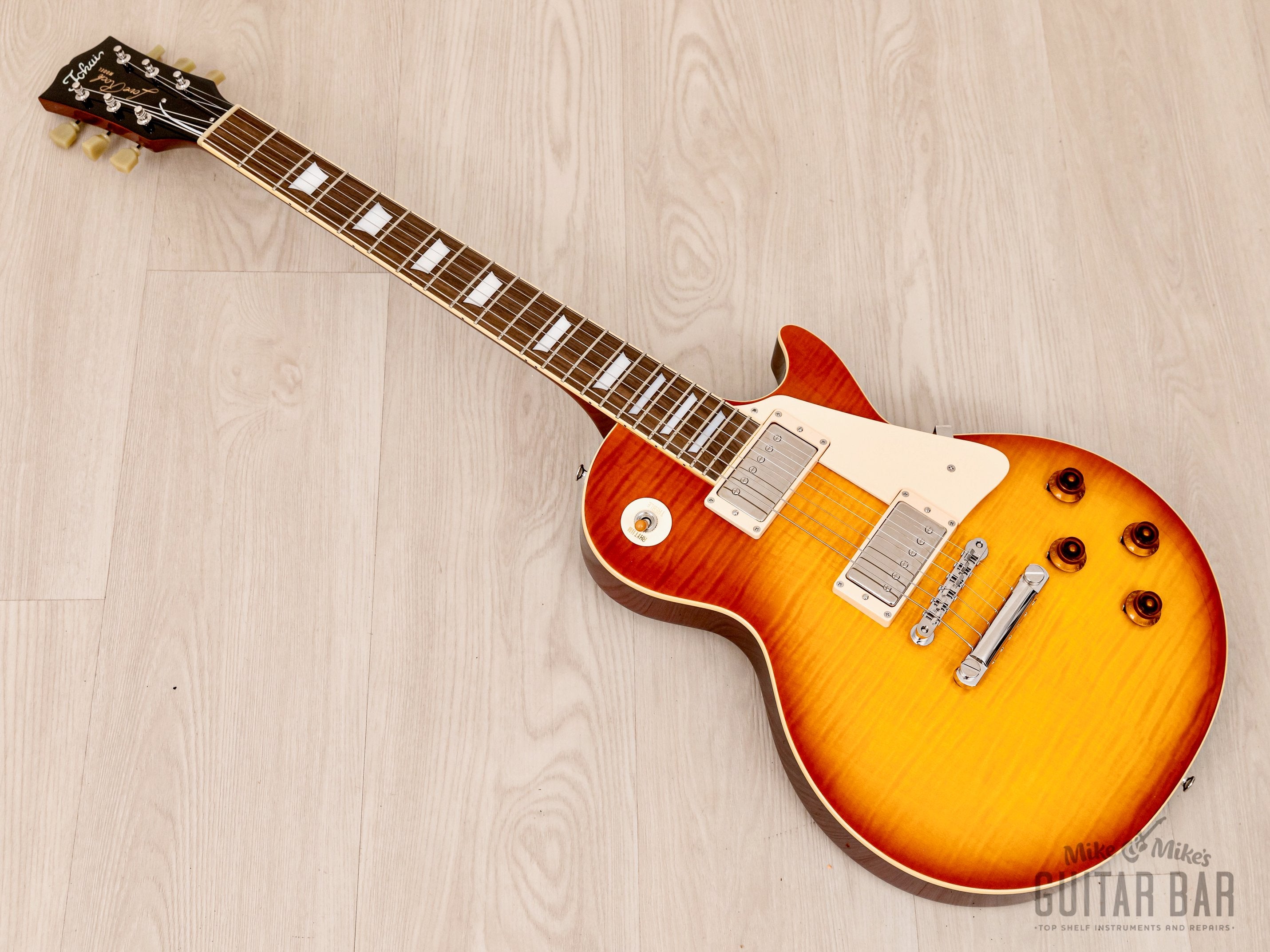 2022 Tokai Love Rock LS136F Flame Top Electric Guitar Cherry Sunburst w/ Tags, Japan