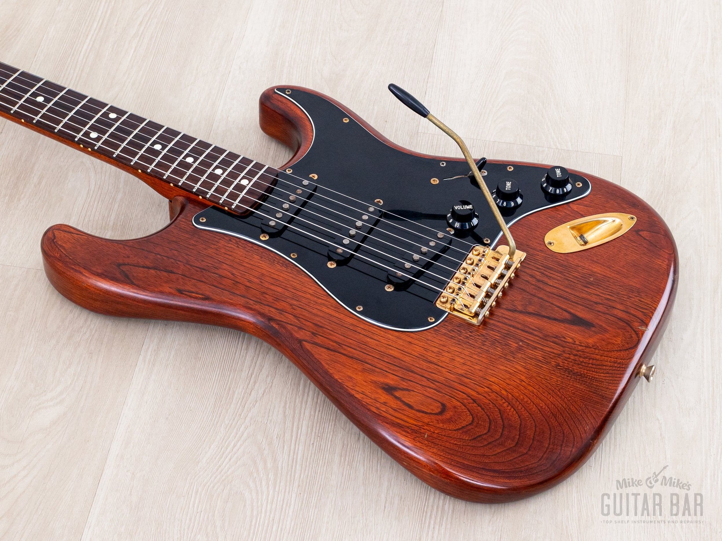 1992 Fender Stratocaster Order Made Walnut Satin Nitro Lacquer w/ Gold
