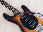 StingRay body and rosewood fretboard, angled view
