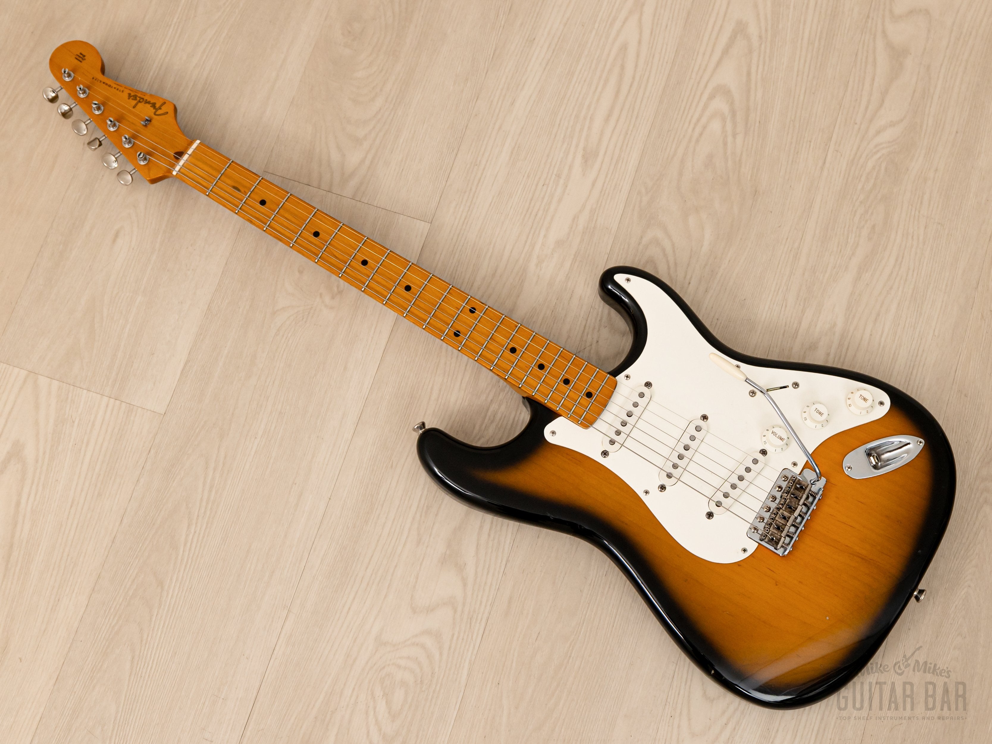 1995 Fender Stratocaster Order Made ‘57 Vintage Reissue ST57-53 Sunburst,  Japan MIJ