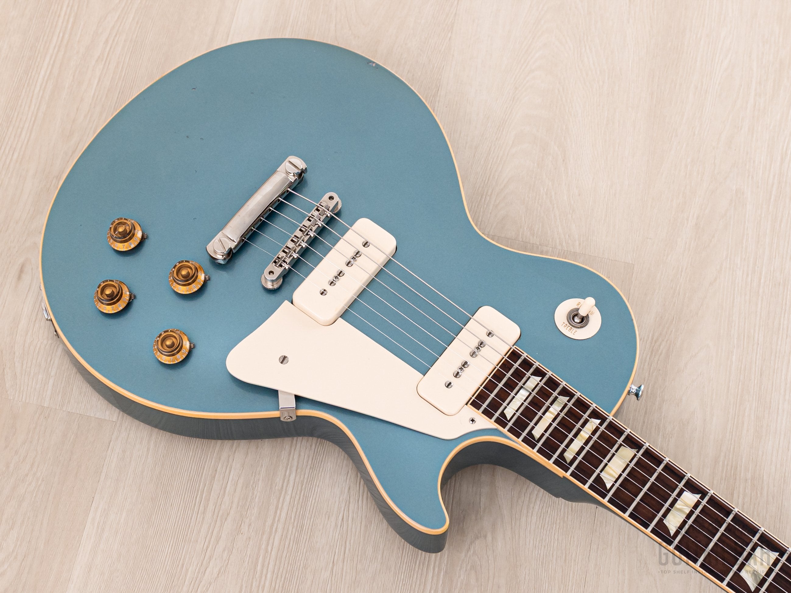 2012 Gibson Custom Shop Historic 1956 Les Paul Standard Pelham Blue R6 w/ Case, COA, Tags