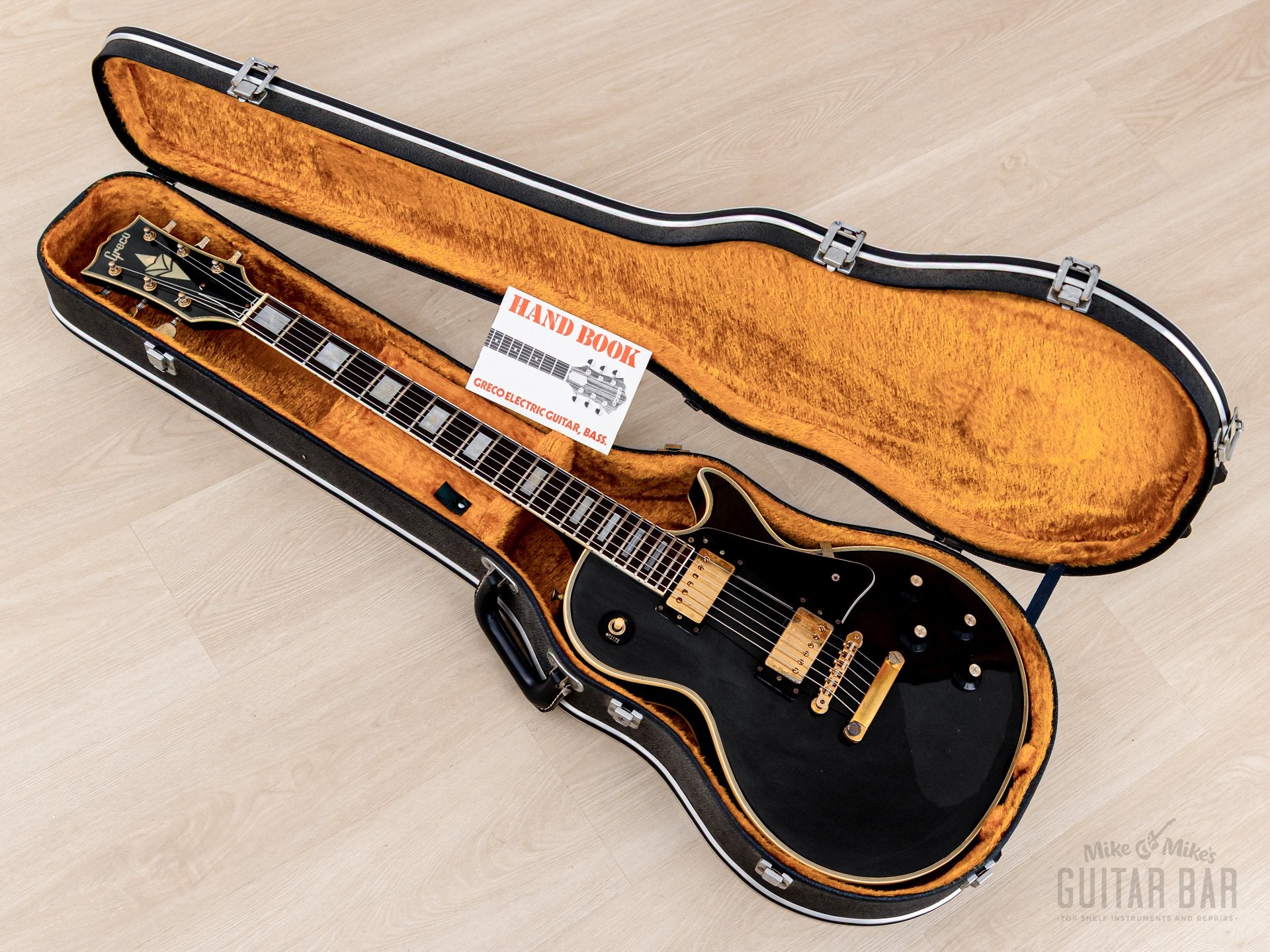 1985 Greco EGC68-500 Custom Black Beauty Vintage Guitar w