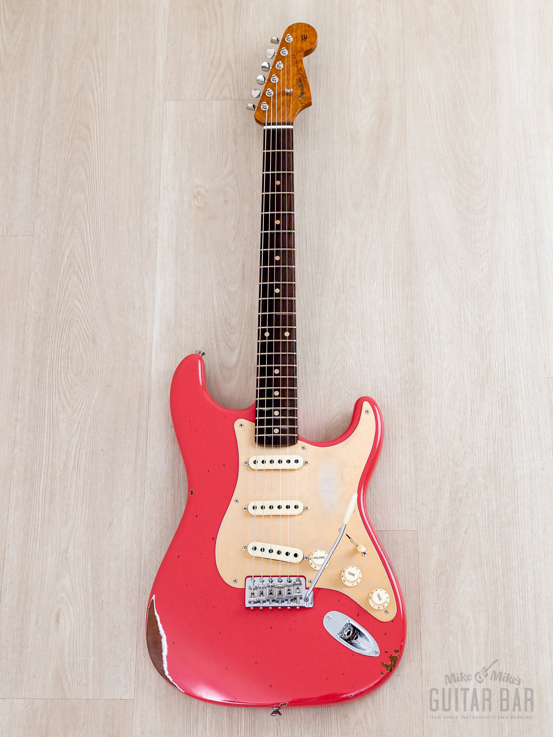Fender Custom Shop 1960 Stratocaster Roasted Relic Faded Fiesta Red w/
