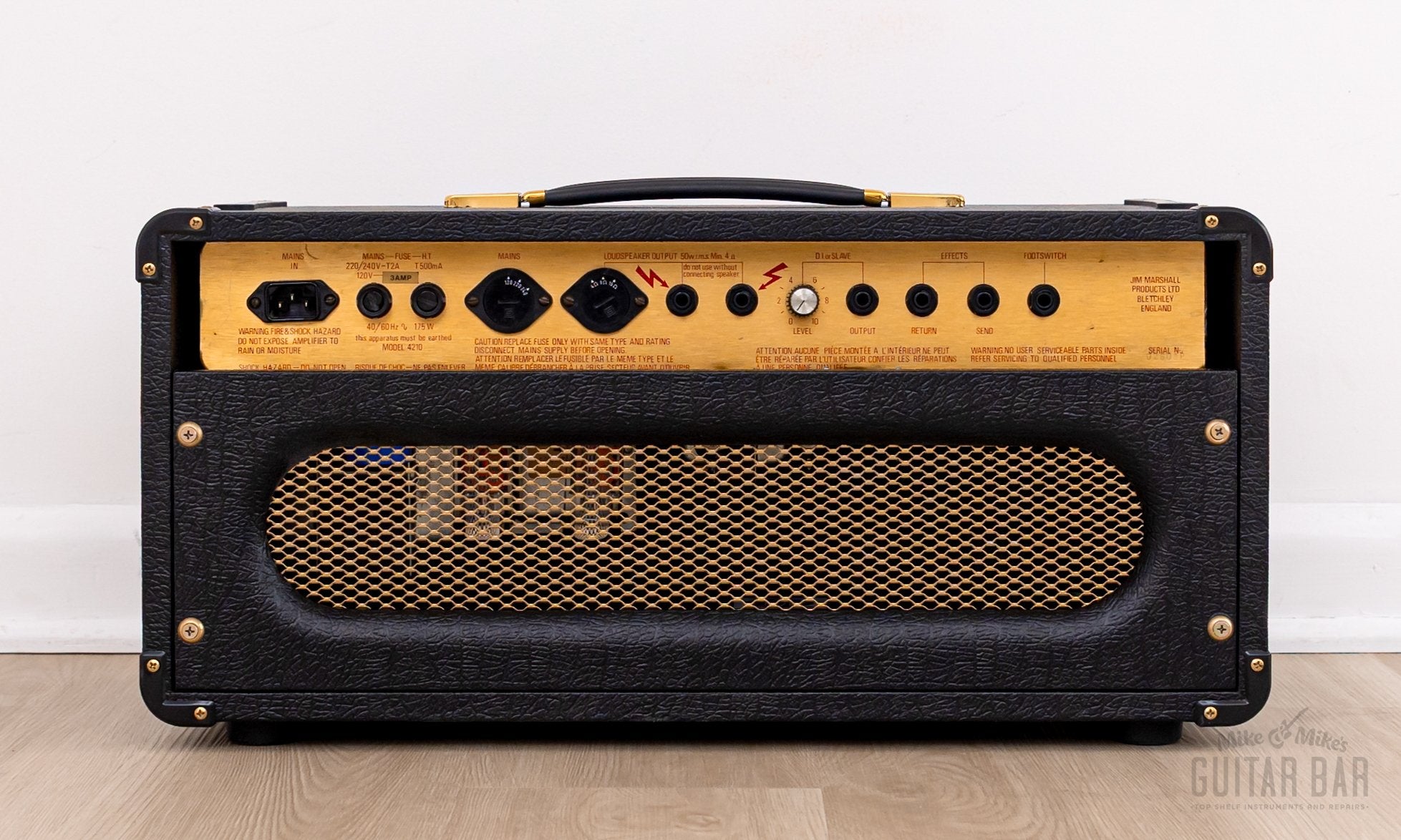 1982 Marshall JCM800 4210 Vintage Tube Guitar Amp Head Conversion w/ EL34, 50 Watt