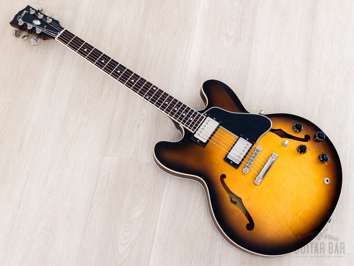 2001 Gibson ES-335 Dot Vintage Sunburst - full front angle