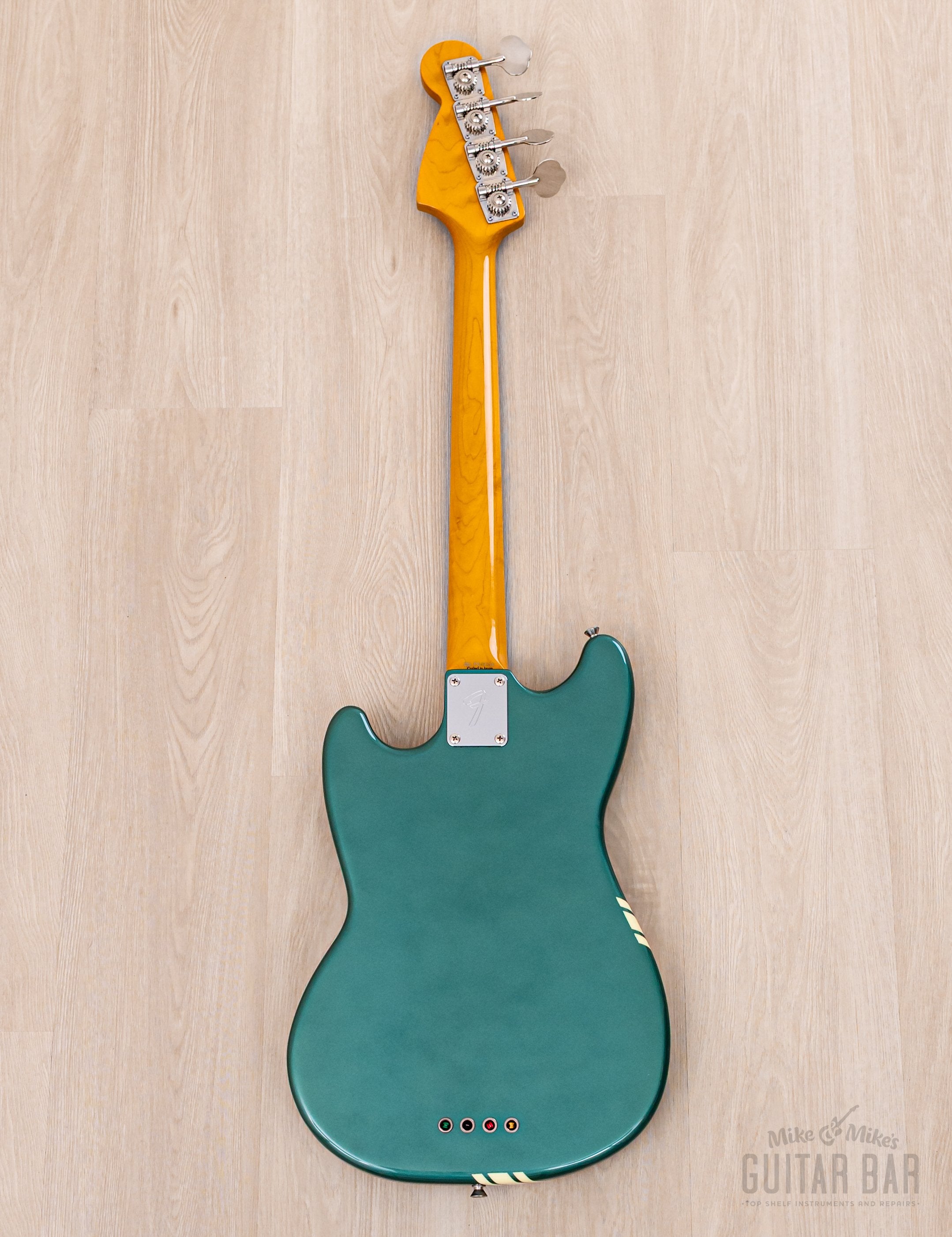 2002 Fender Competition Mustang Bass '69 Vintage Reissue MB98-75SD/CO Ocean Turquoise w/ Hangtags, Japan CIJ