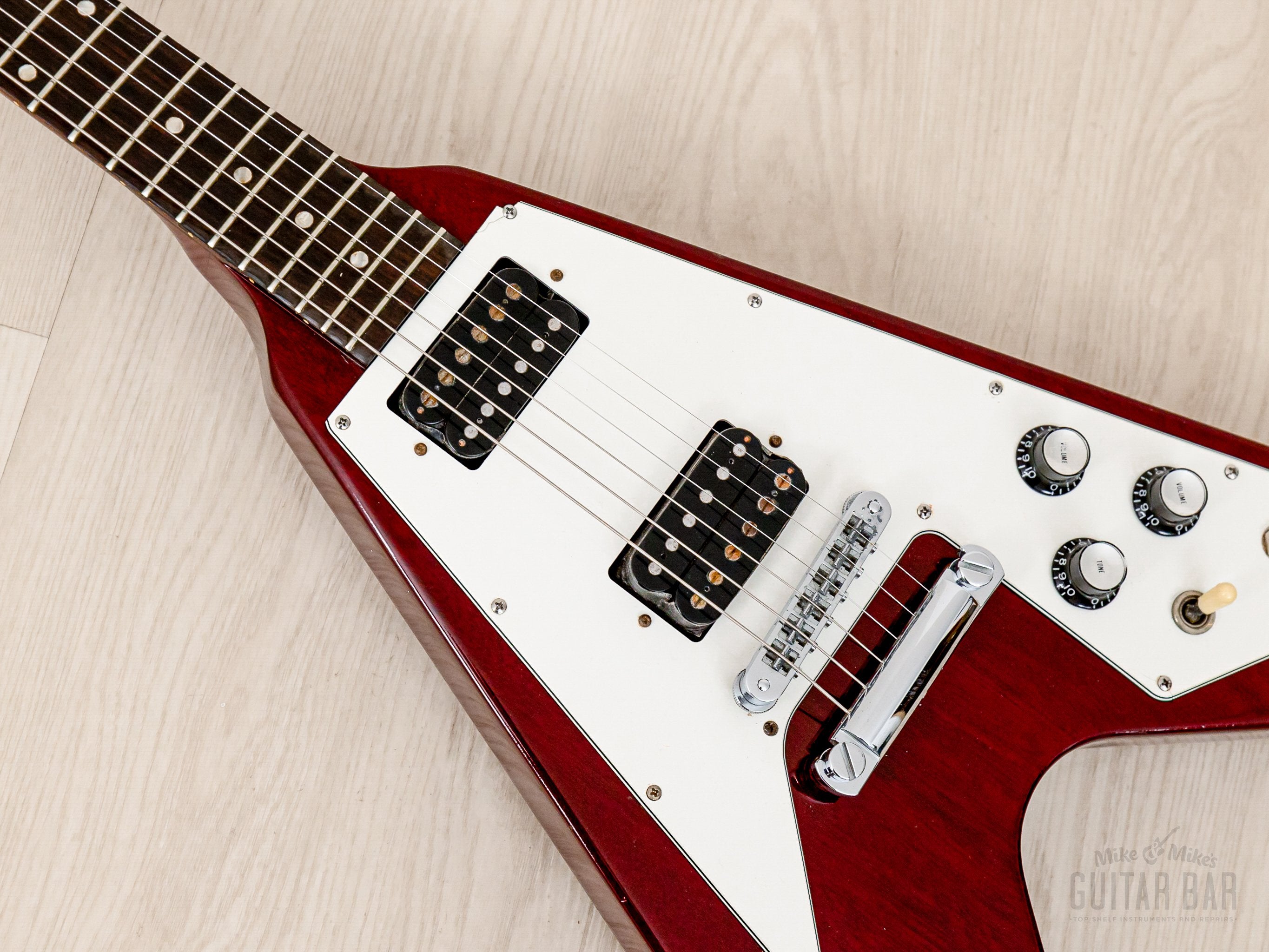 1995 Gibson Flying V '67 Vintage Reissue Electric Guitar Heritage Cherry w/ Case