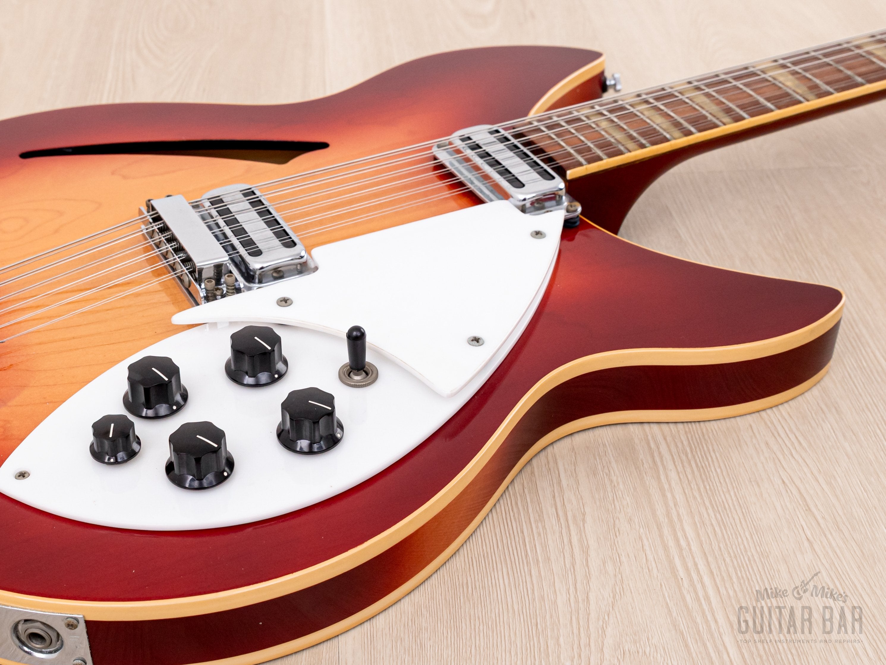 1990 Rickenbacker 360/12V64 12-String Vintage Reissue Fireglo w/ Toasters, Case & Hangtags